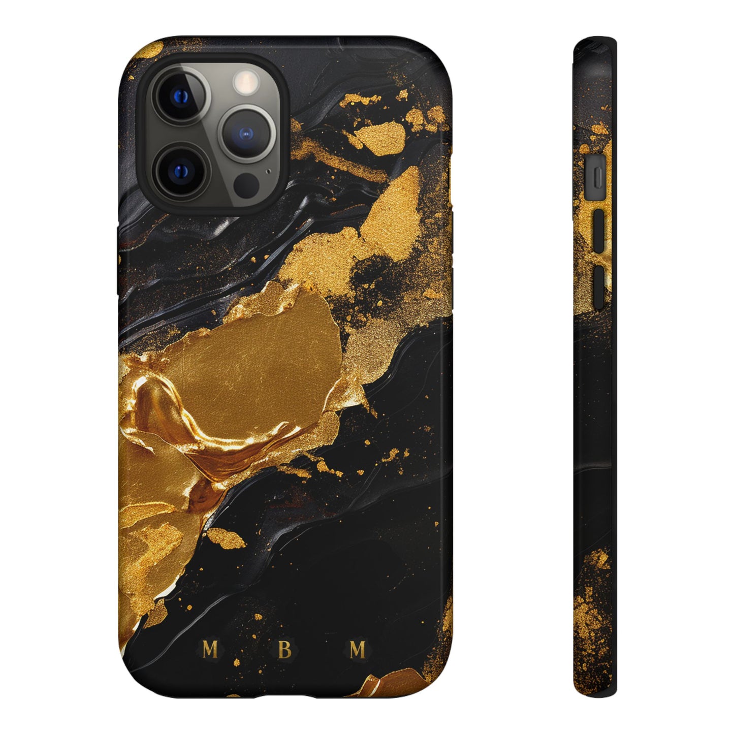 Black Gold iPhone Tough Case