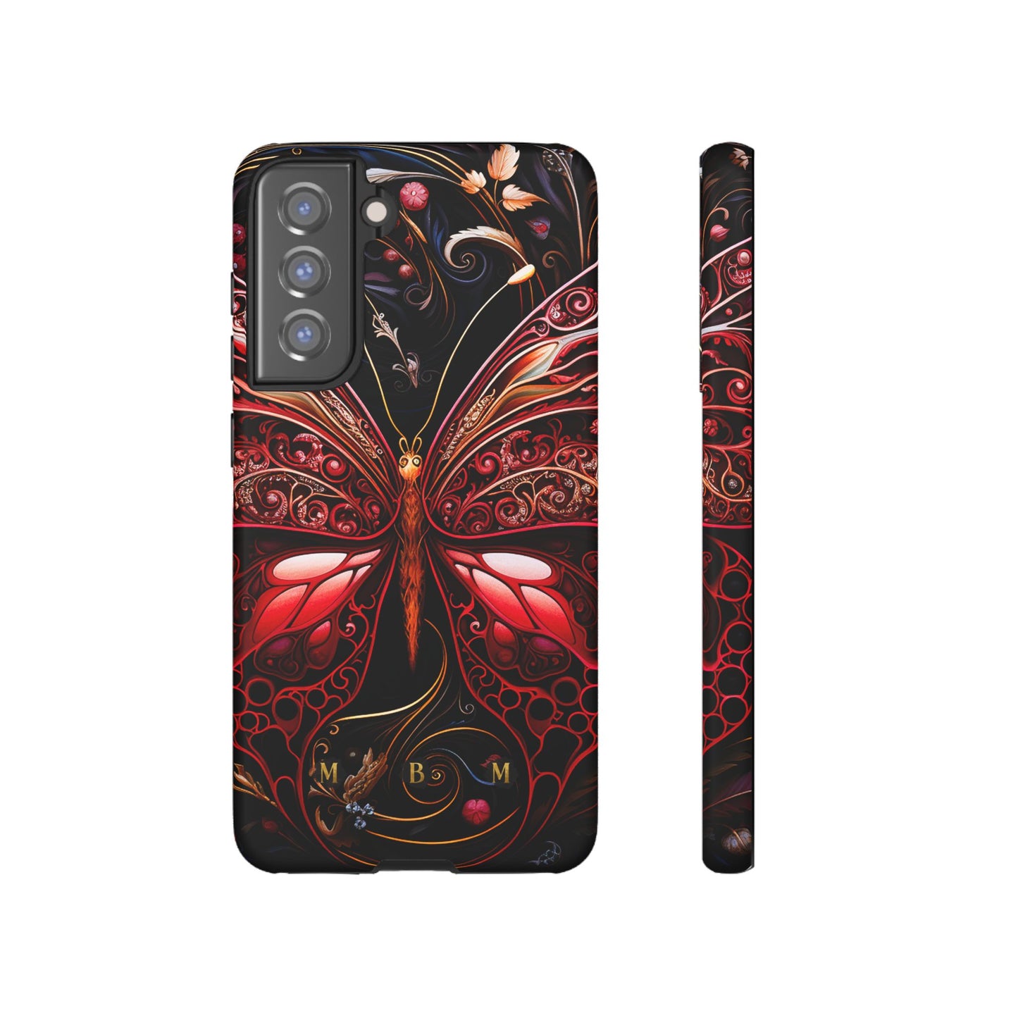 Red Butterfly Samsung Galaxy S Tough Case