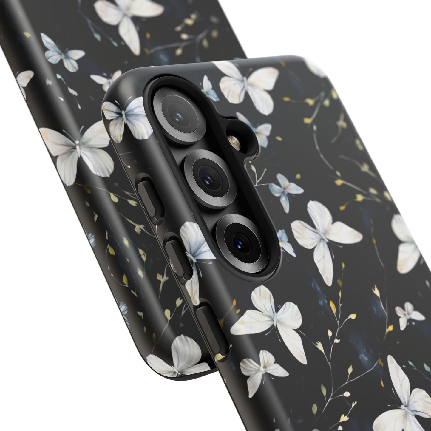 White Butterflies Samsung Galaxy S Tough Case