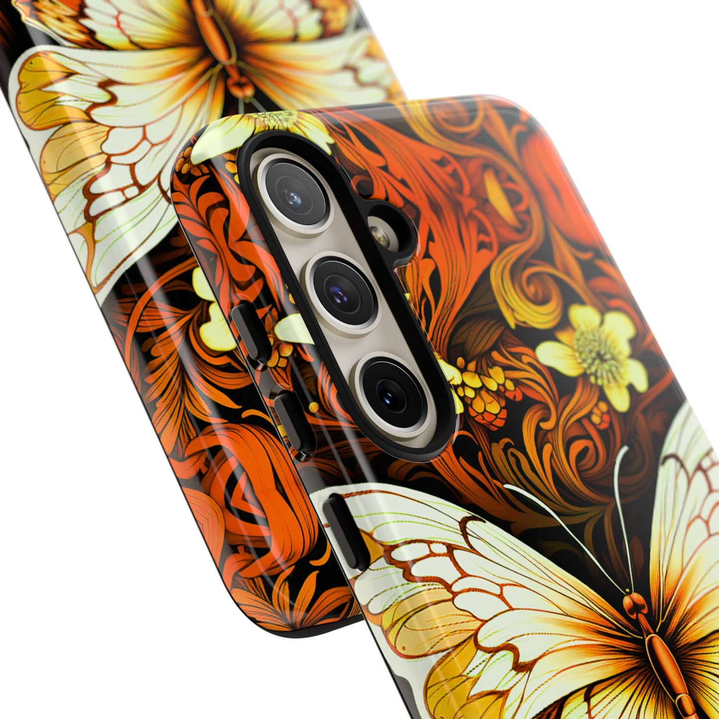 Vintage Orange Samsung Galaxy S Tough Case