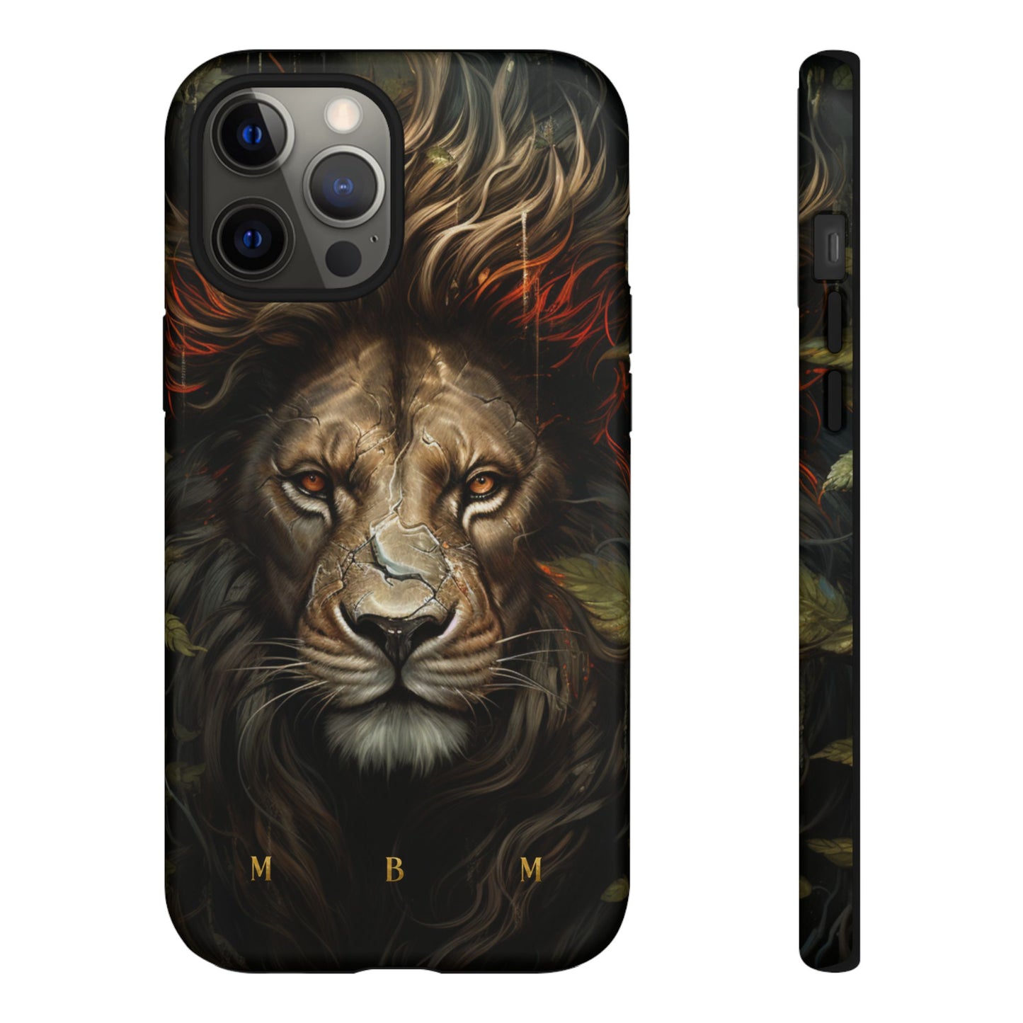 Dark Lion iPhone Tough Case