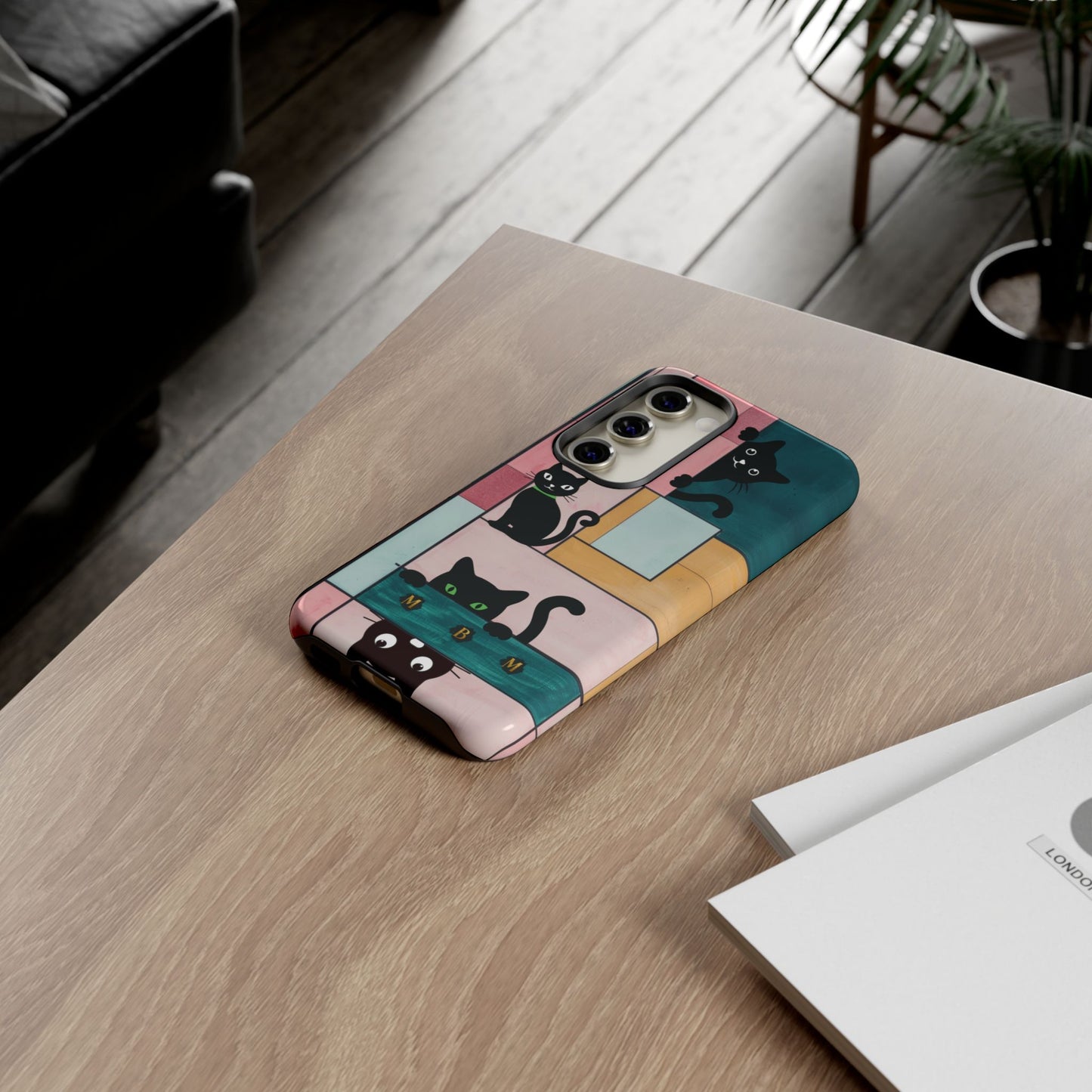 Block Cats Samsung Galaxy S Tough Case