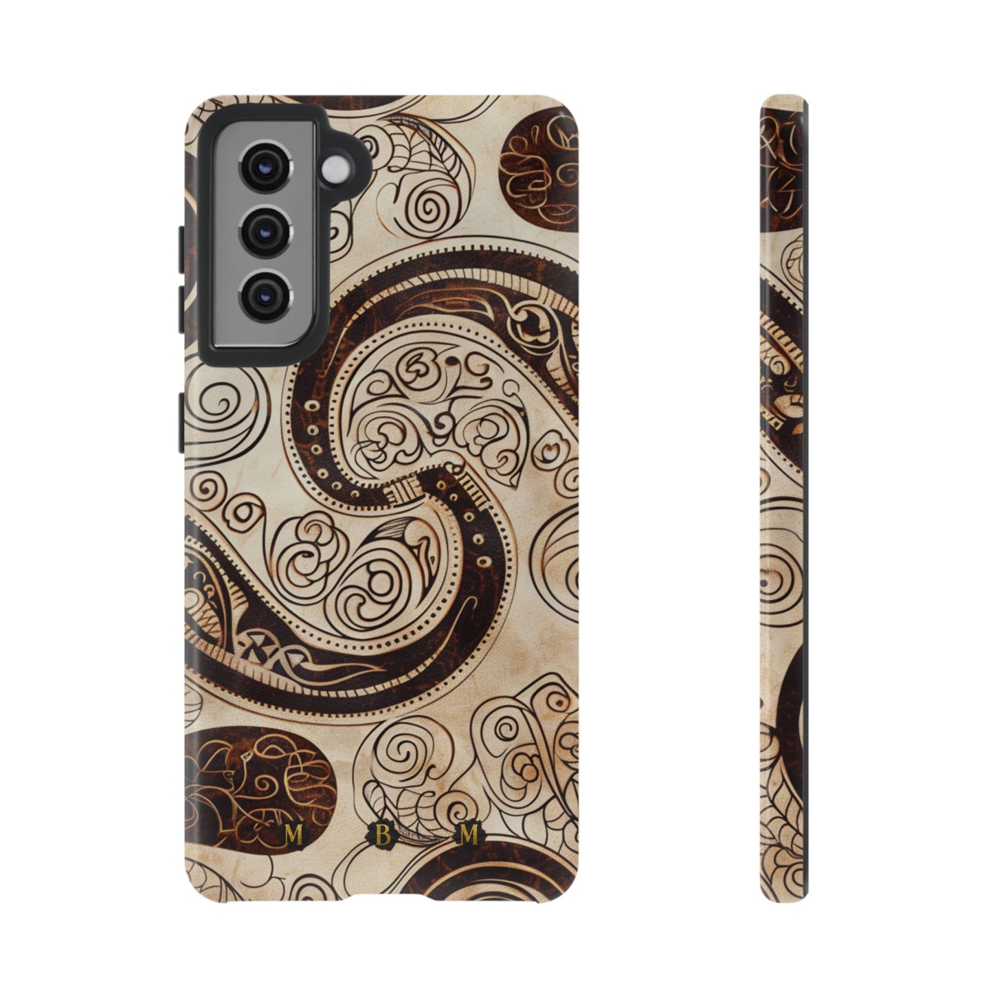 Sepia Scroll Samsung Galaxy S Tough Case