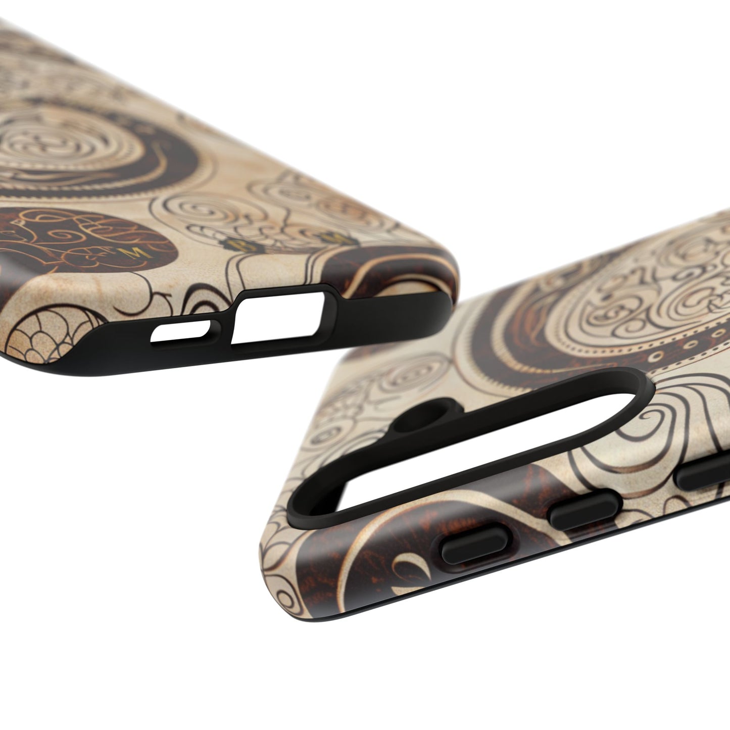 Sepia Scroll Samsung Galaxy S Tough Case