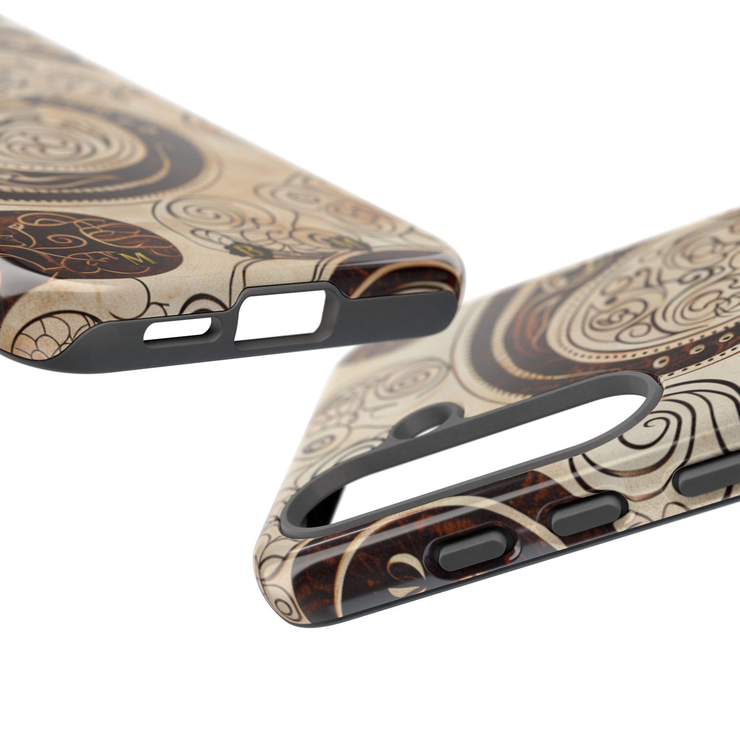 Sepia Scroll Samsung Galaxy S Tough Case