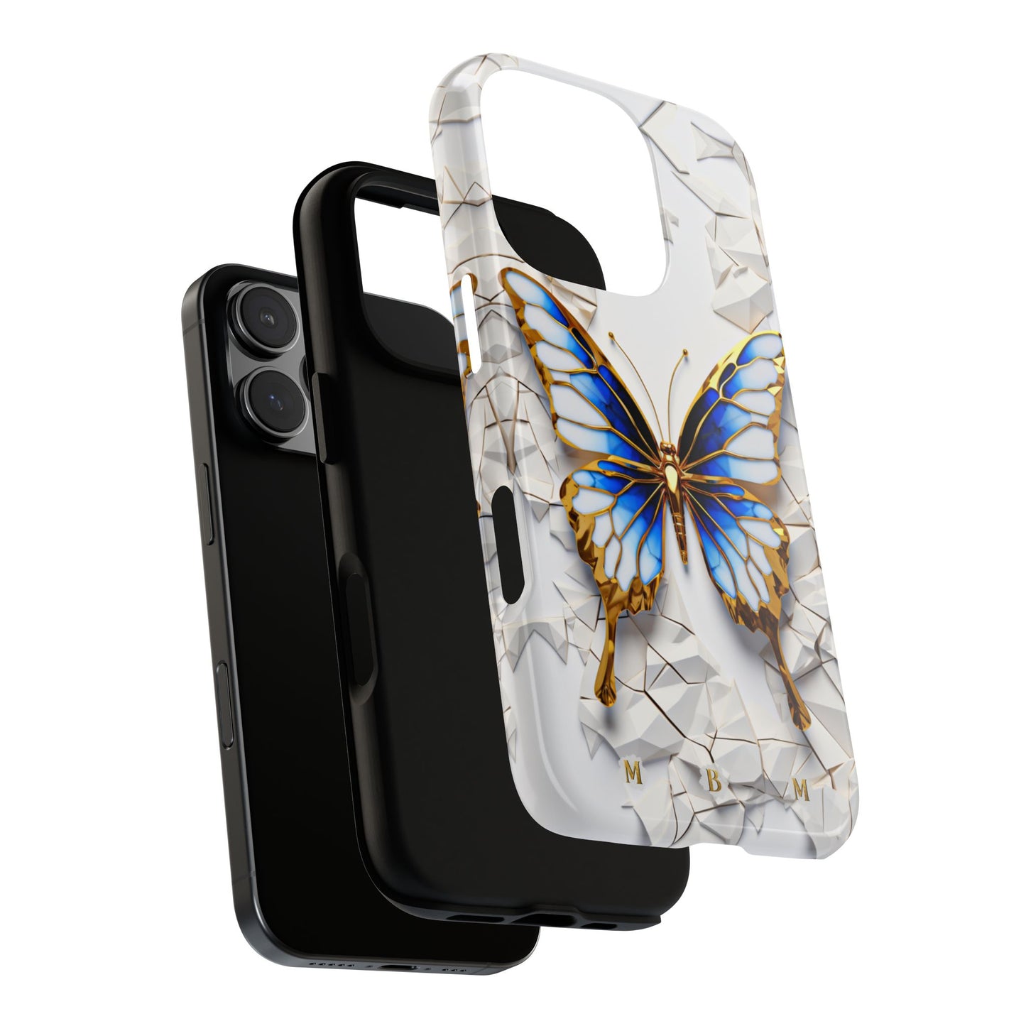 Sapphire Butterfly iPhone Tough Case