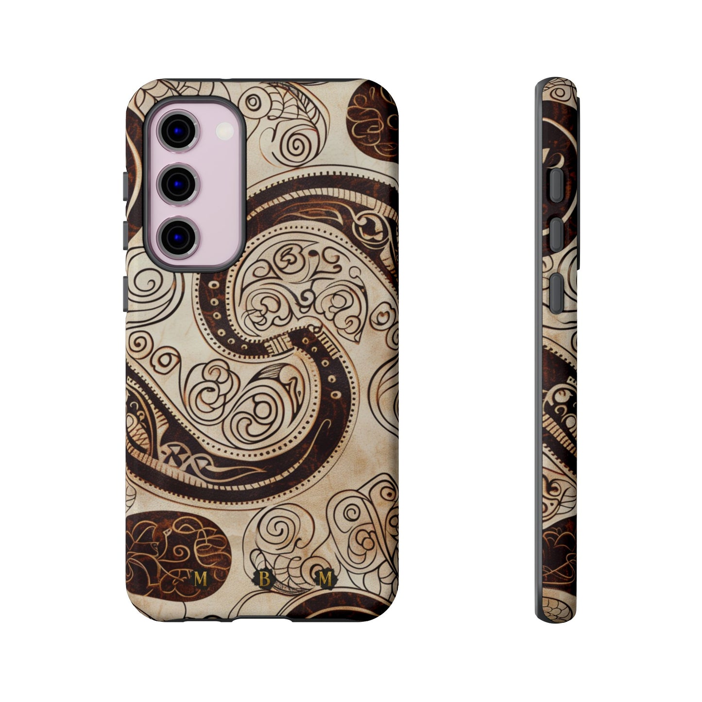 Sepia Scroll Samsung Galaxy S Tough Case