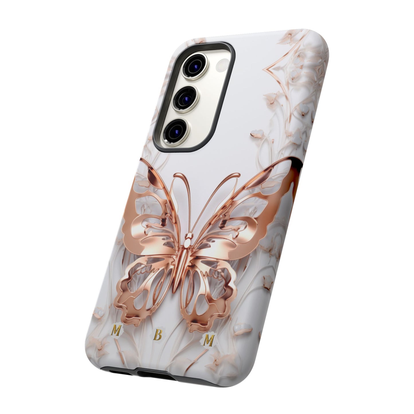 Rose Gold Butterfly Samsung Galaxy S Tough Case
