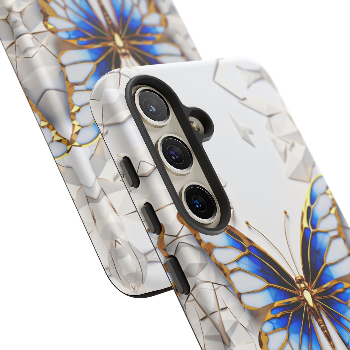 Sapphire Butterfly Samsung Galaxy S Tough Case