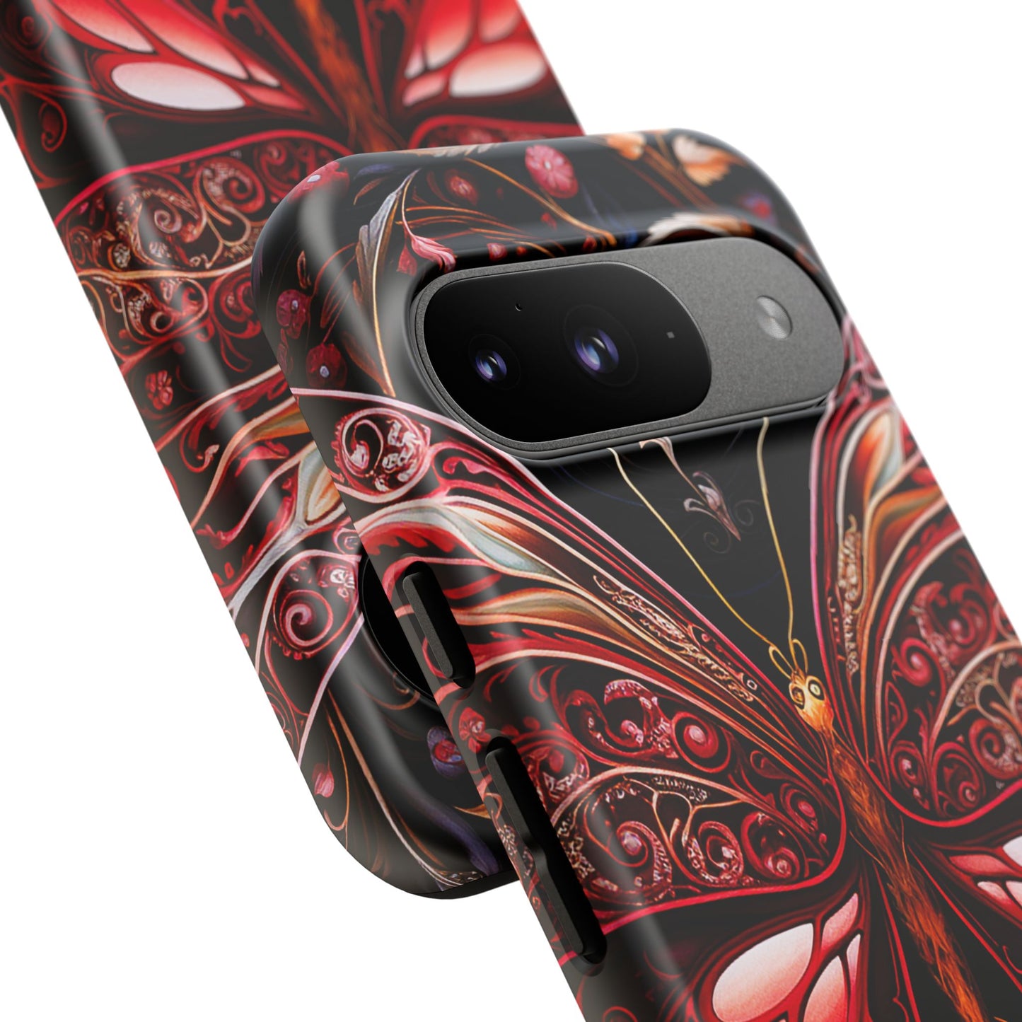 Red Butterfly Google Pixel Tough Case
