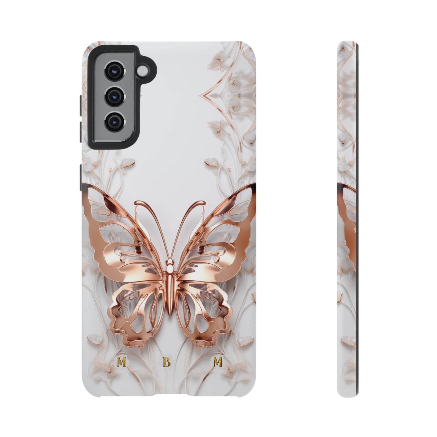 Rose Gold Butterfly Samsung Galaxy S Tough Case