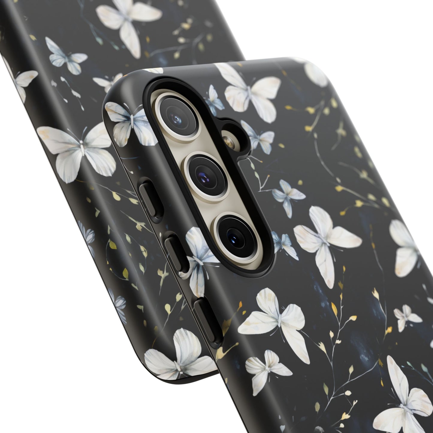 White Butterflies Samsung Galaxy S Tough Case