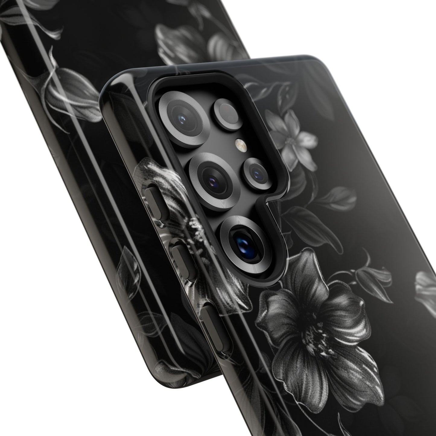 Midnight Flora Samsung Galaxy S Tough Case