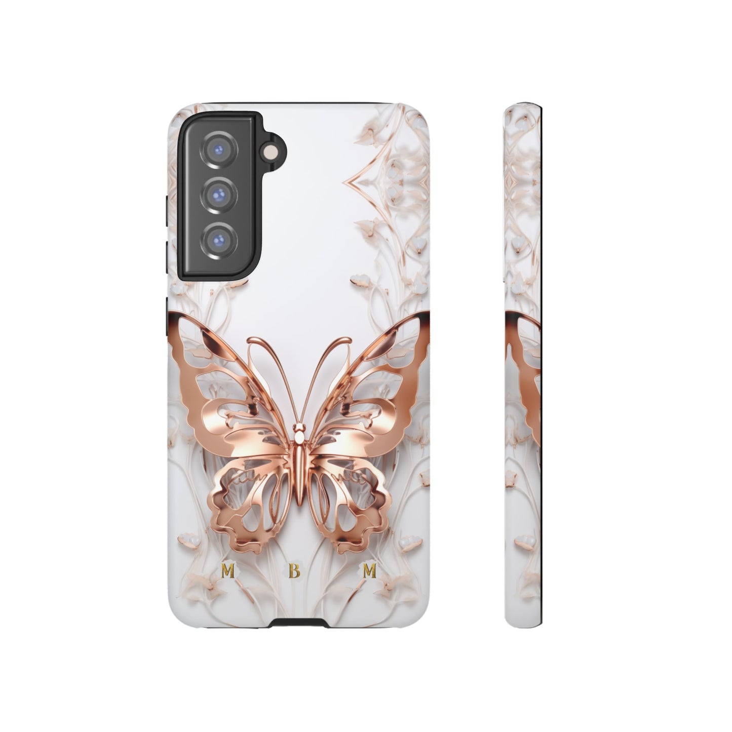 Rose Gold Butterfly Samsung Galaxy S Tough Case