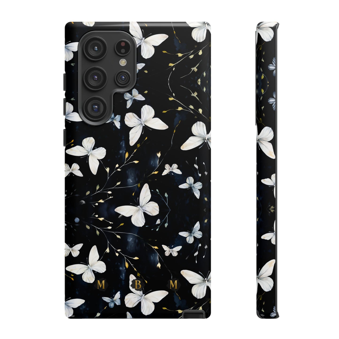 White Butterflies Samsung Galaxy S Tough Case