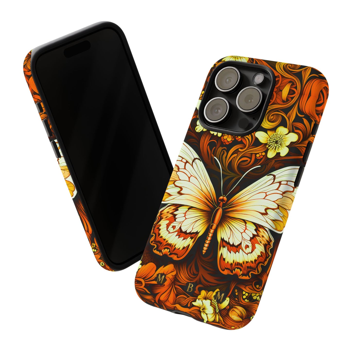 Vintage Orange iPhone Tough Case