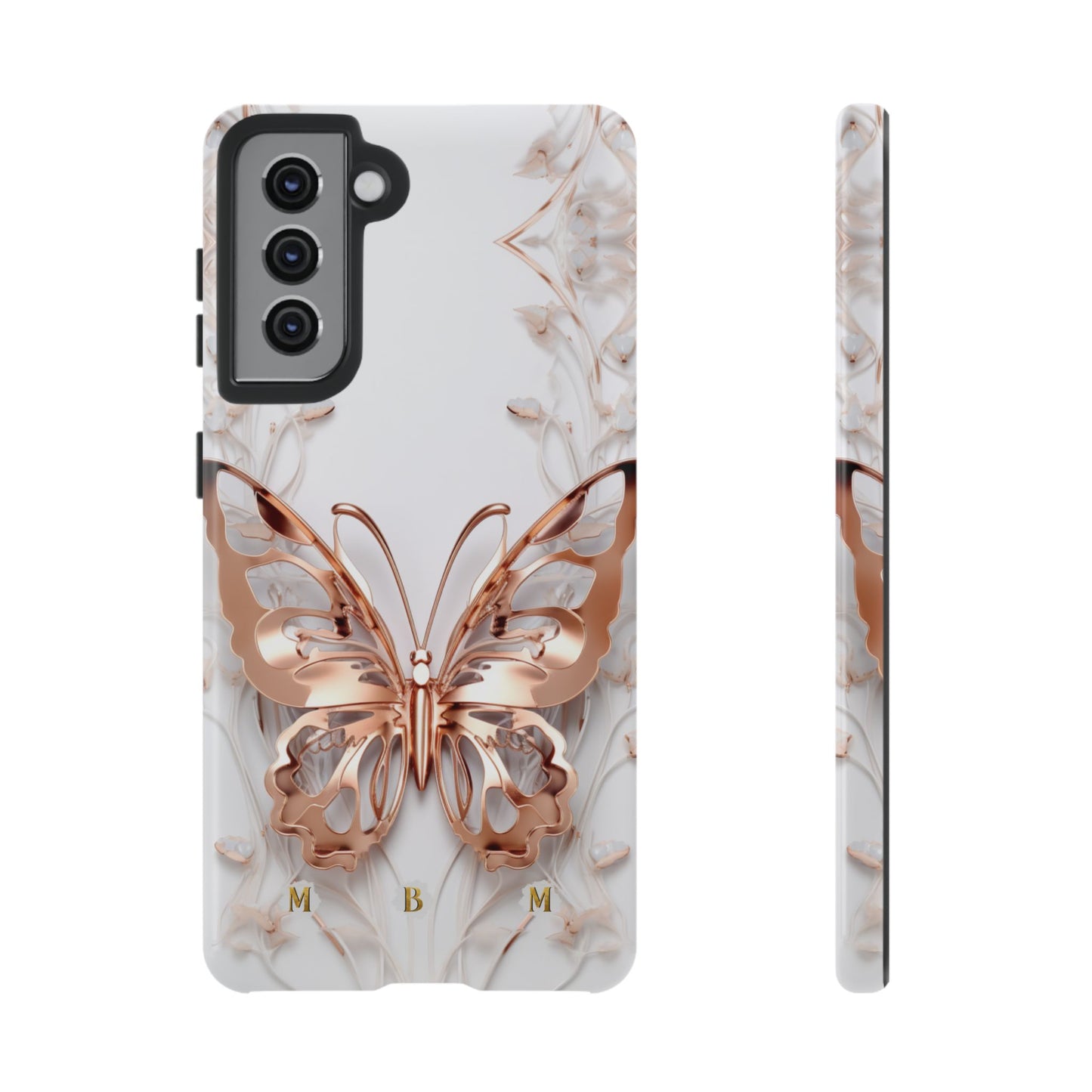 Rose Gold Butterfly Samsung Galaxy S Tough Case