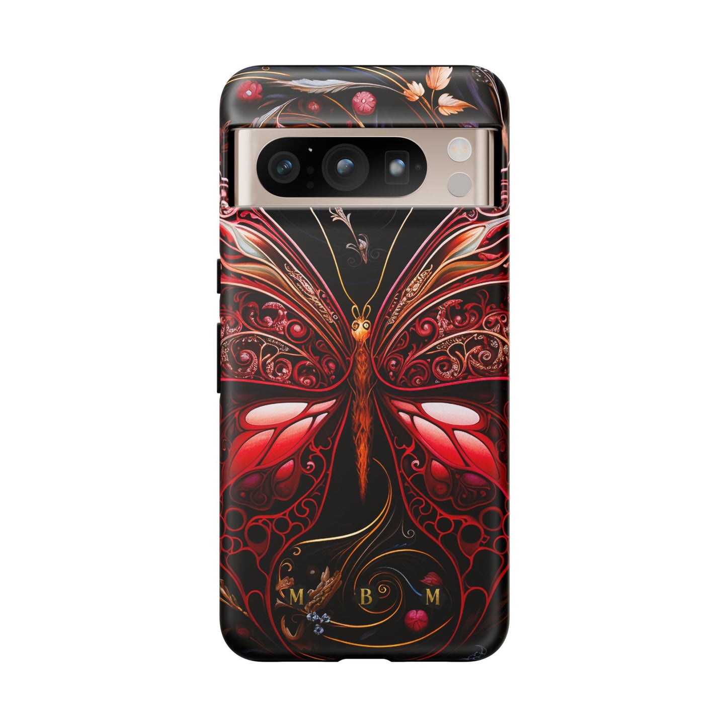 Red Butterfly Google Pixel Tough Case