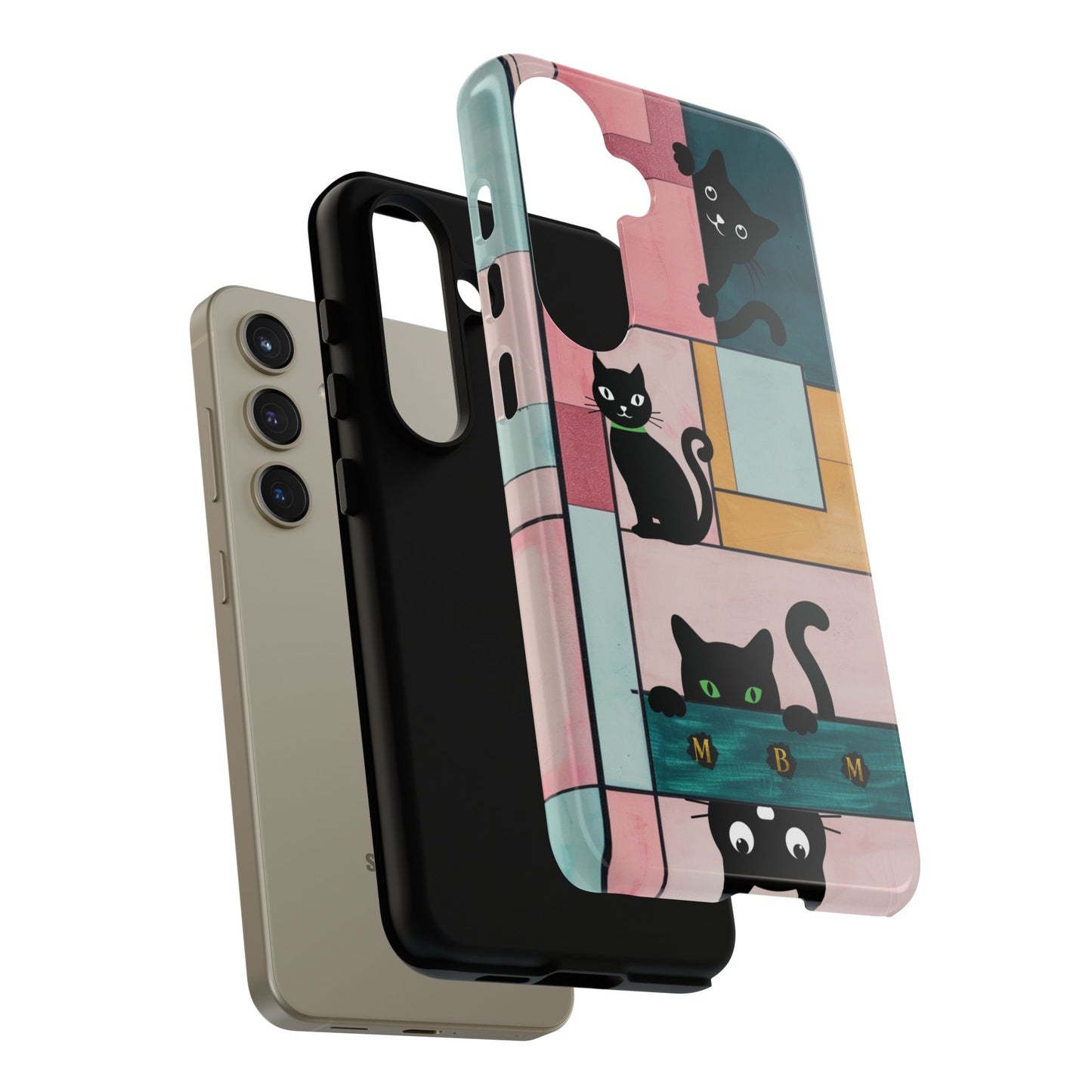 Block Cats Samsung Galaxy S Tough Case