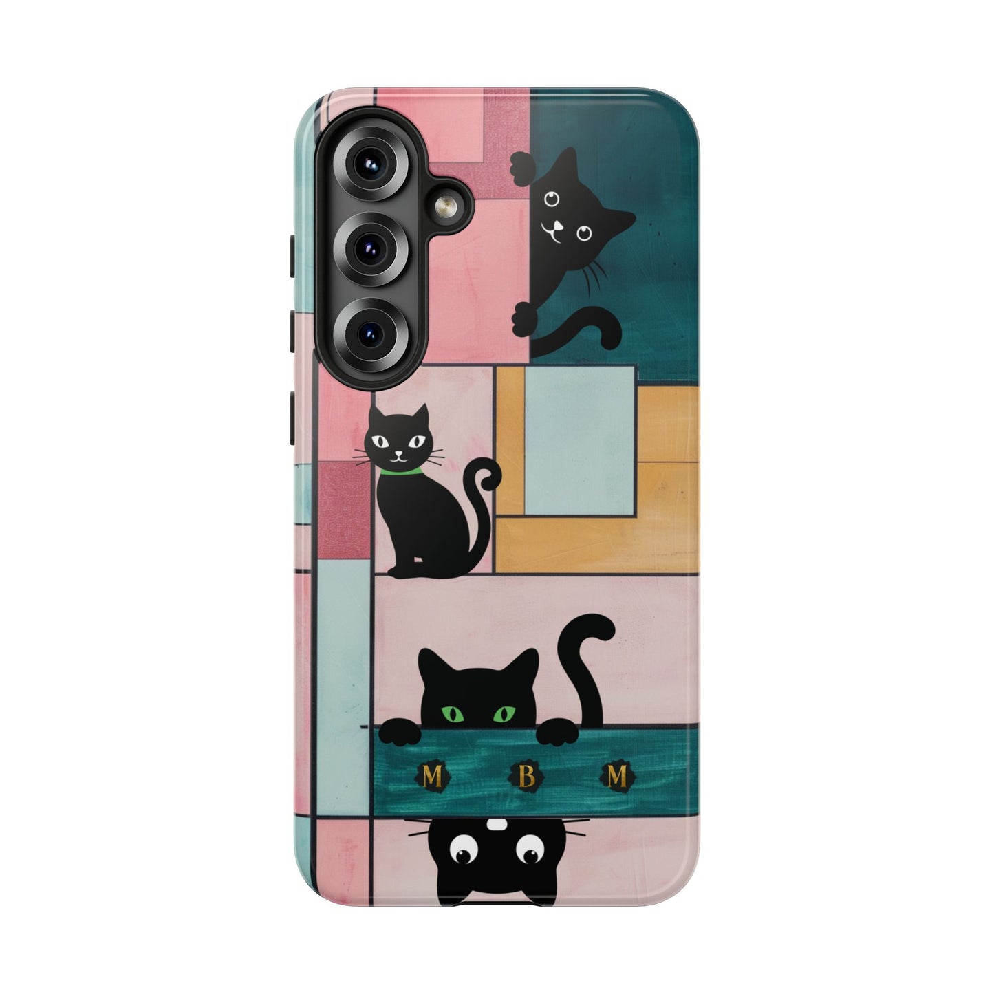 Block Cats Samsung Galaxy S Tough Case