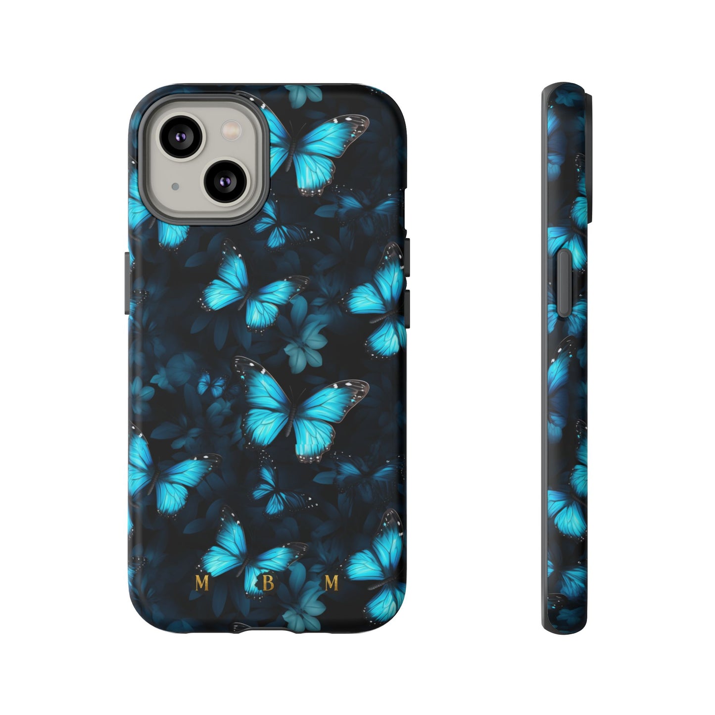 Blue Butterflies iPhone Tough Case