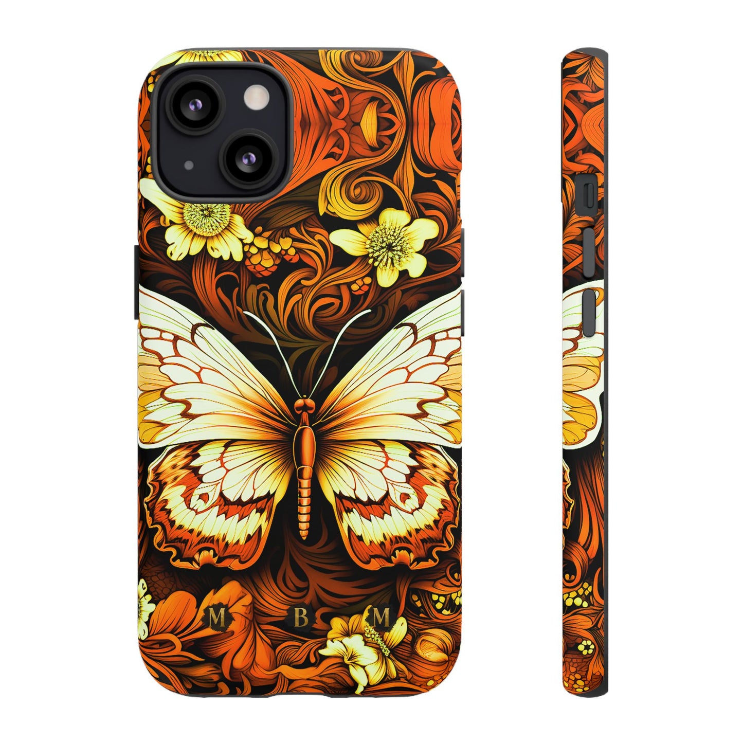 Vintage Orange iPhone Tough Case