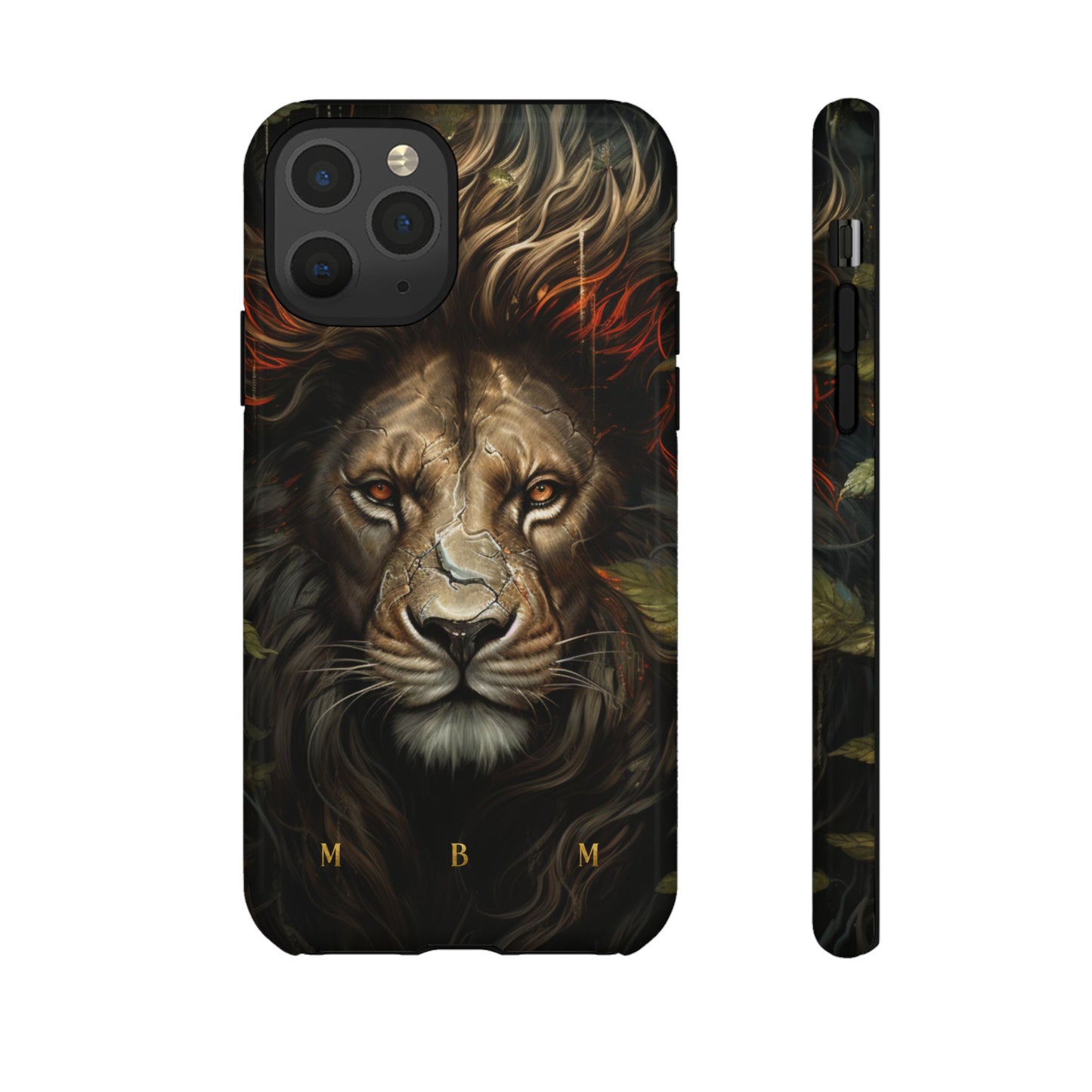 Dark Lion iPhone Tough Case