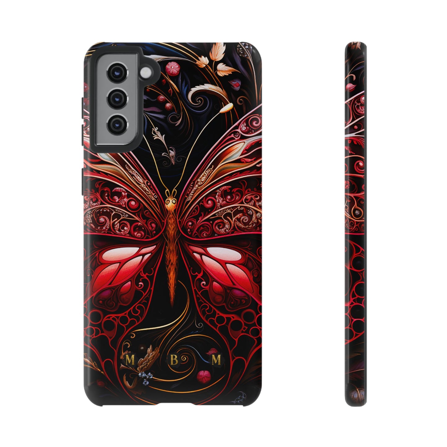 Red Butterfly Samsung Galaxy S Tough Case