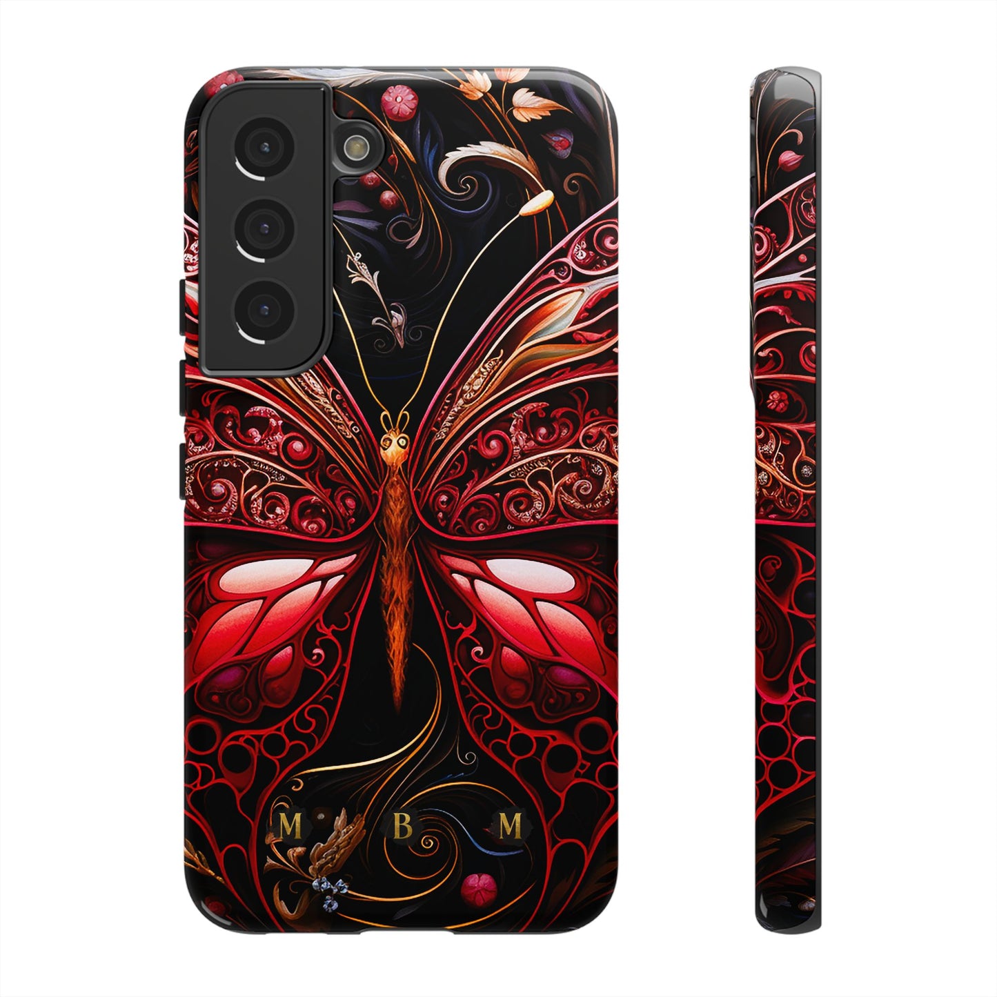 Red Butterfly Samsung Galaxy S Tough Case