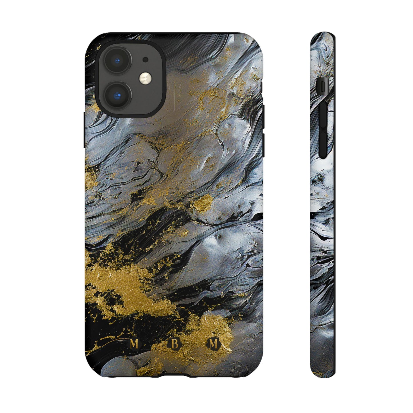 Tarnished Silver iPhone Tough Case