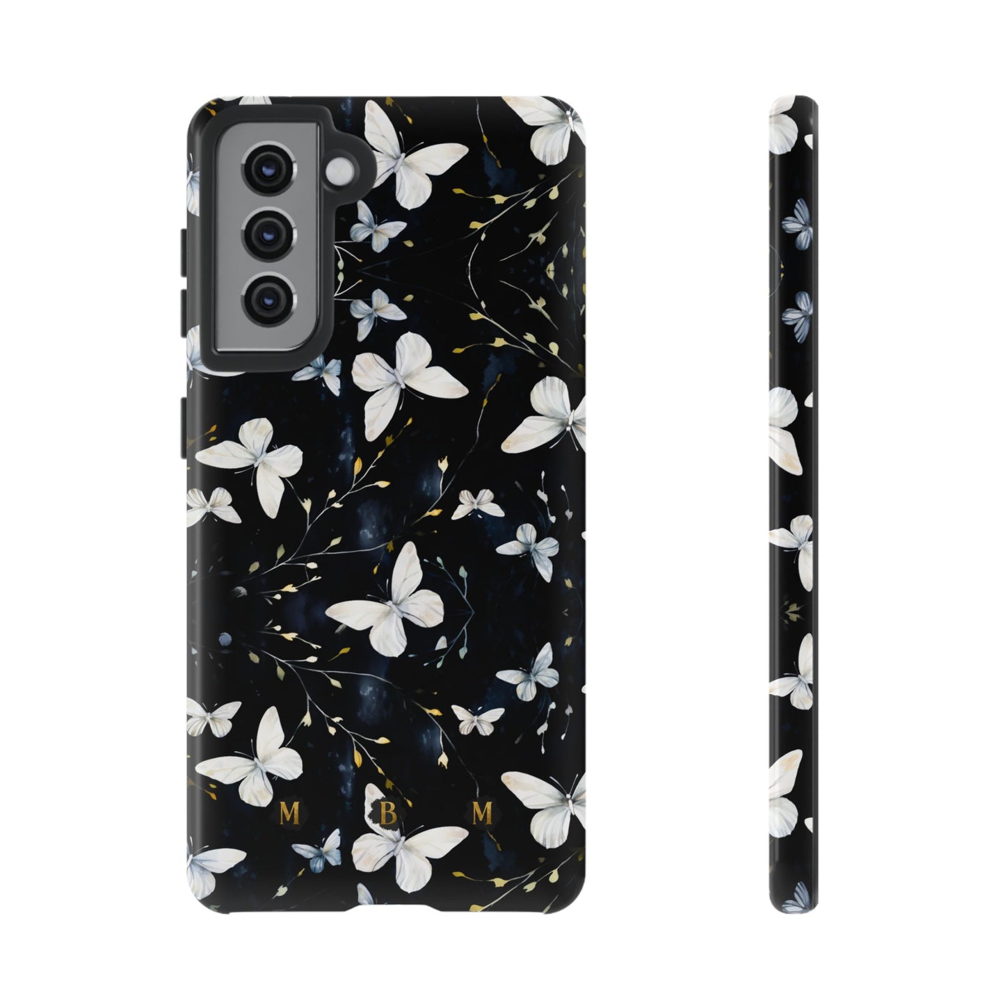 White Butterflies Samsung Galaxy S Tough Case