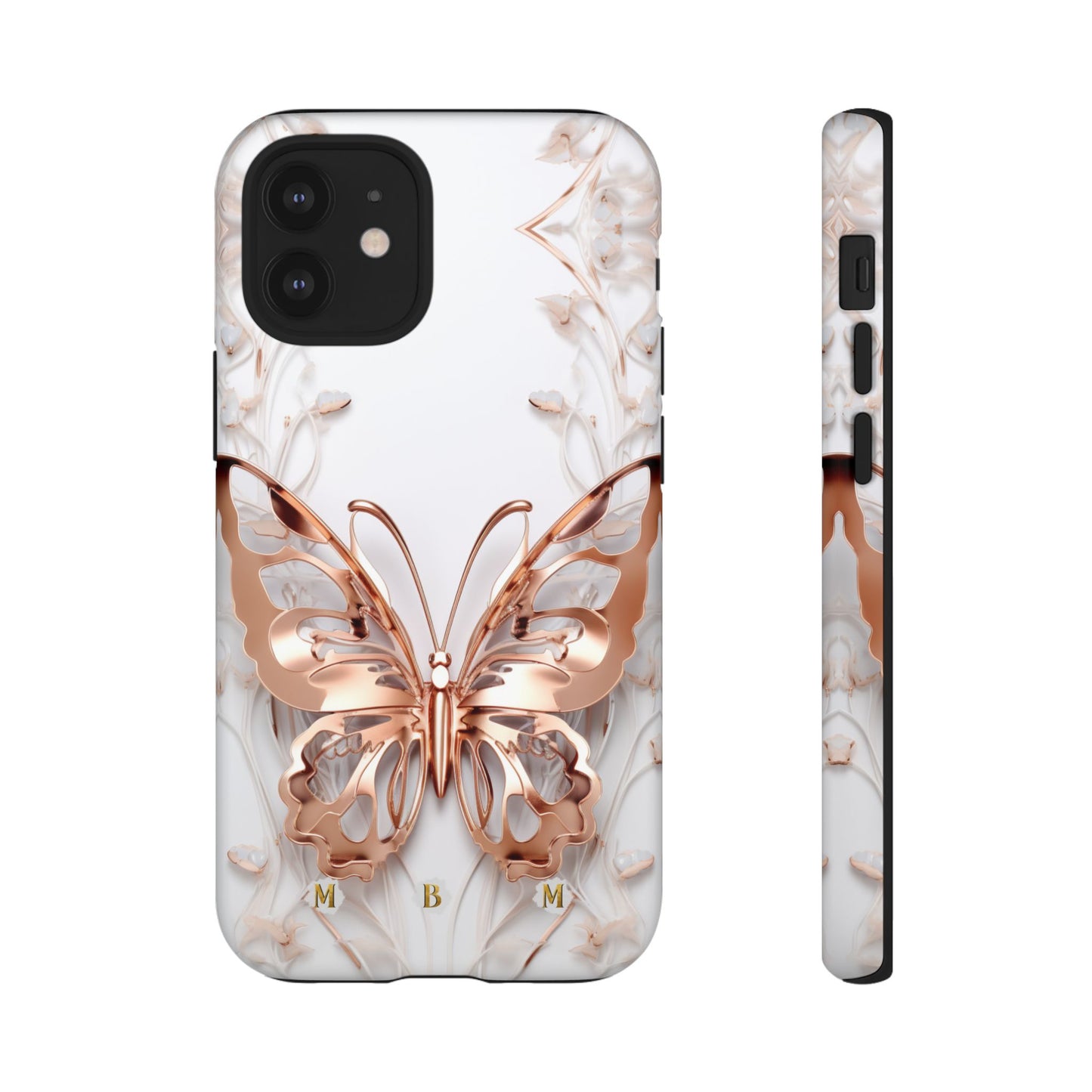 Rose Gold Butterfly iPhone Case