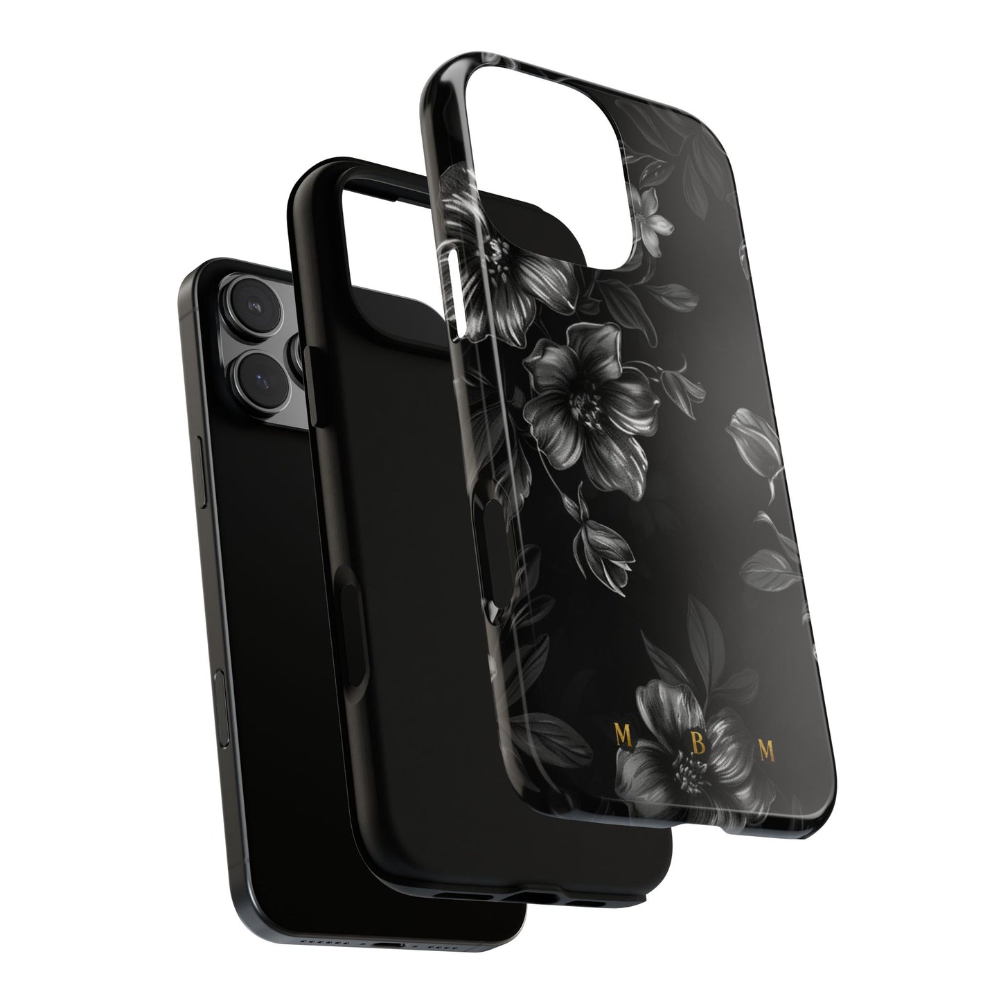 Midnight Flora iPhone Tough Case