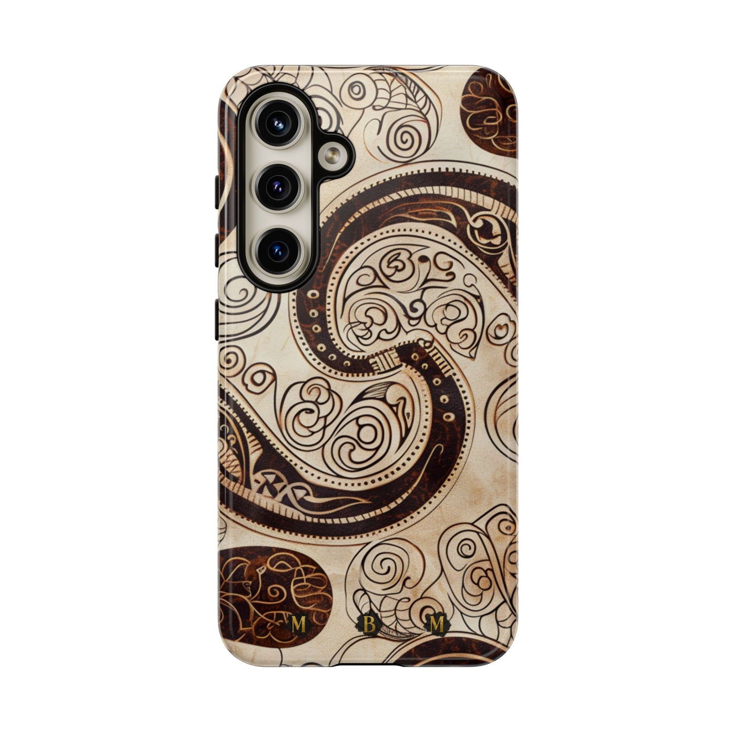 Sepia Scroll Samsung Galaxy S Tough Case