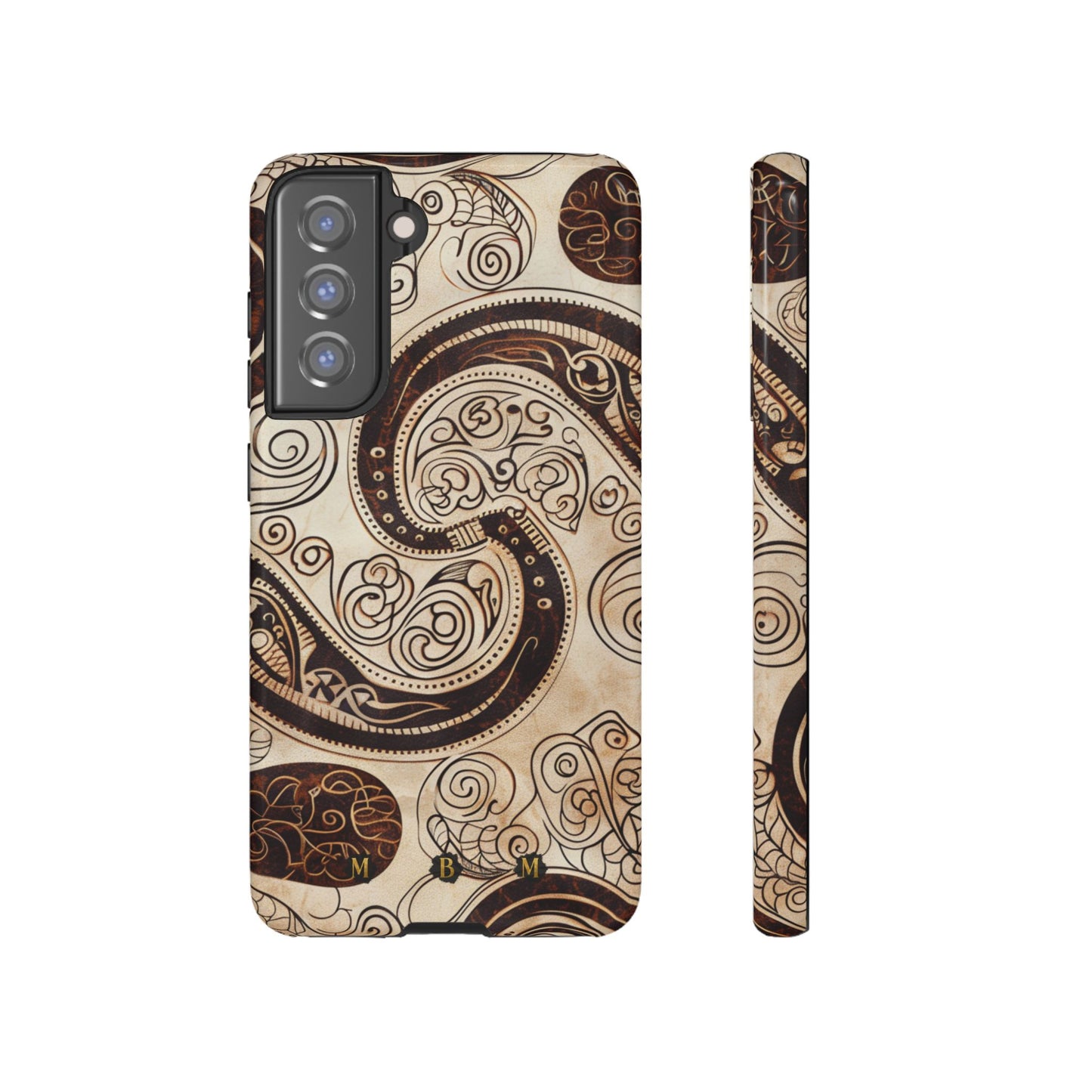 Sepia Scroll Samsung Galaxy S Tough Case