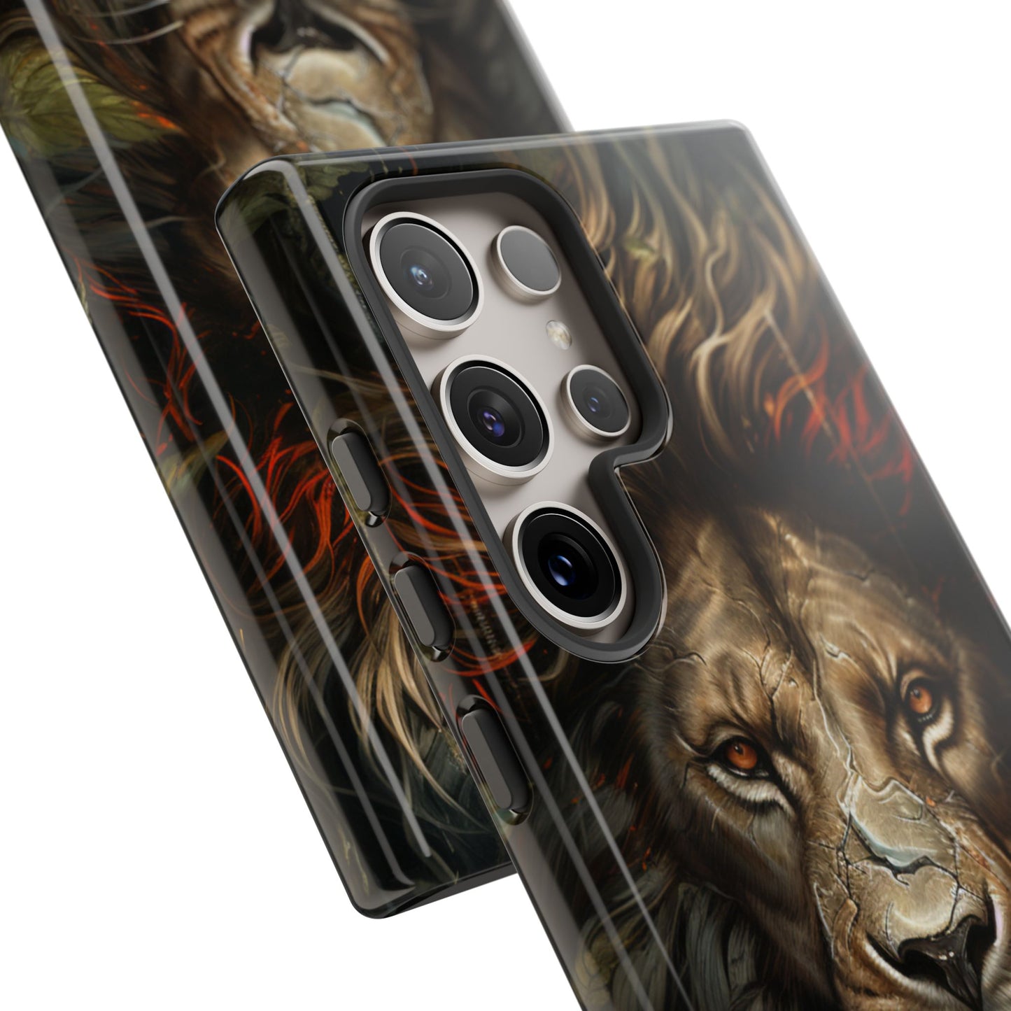 Dark Lion Samsung Galaxy S Tough Case