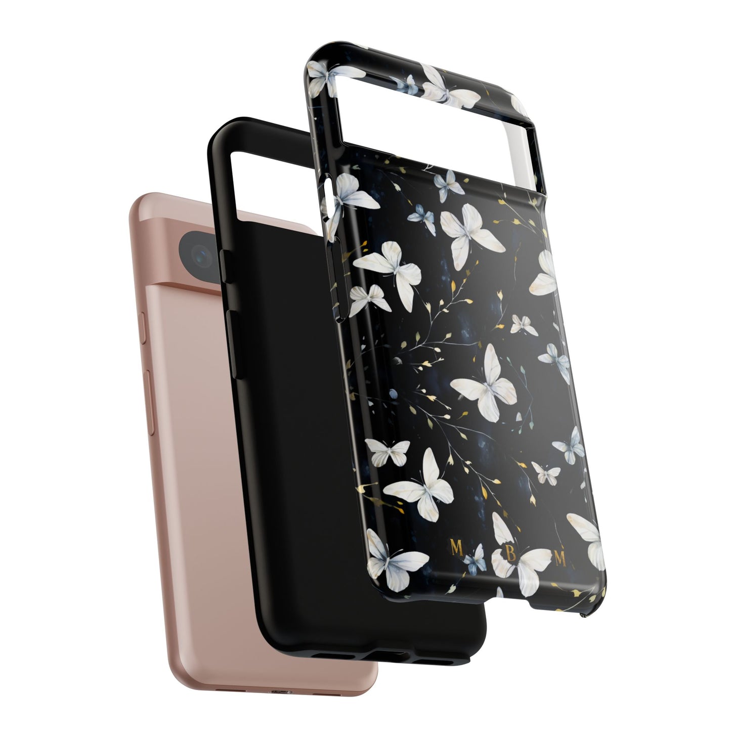 White Butterflies Google Pixel Tough Case