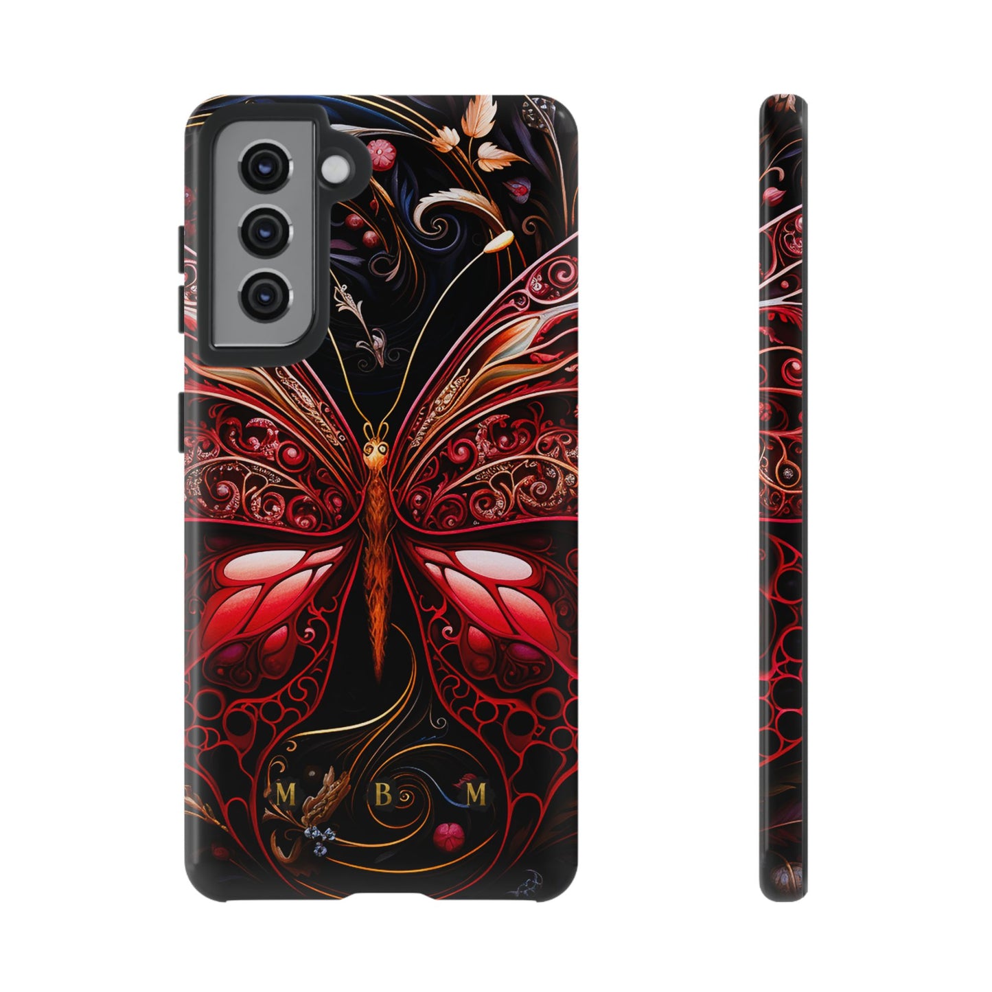 Red Butterfly Samsung Galaxy S Tough Case