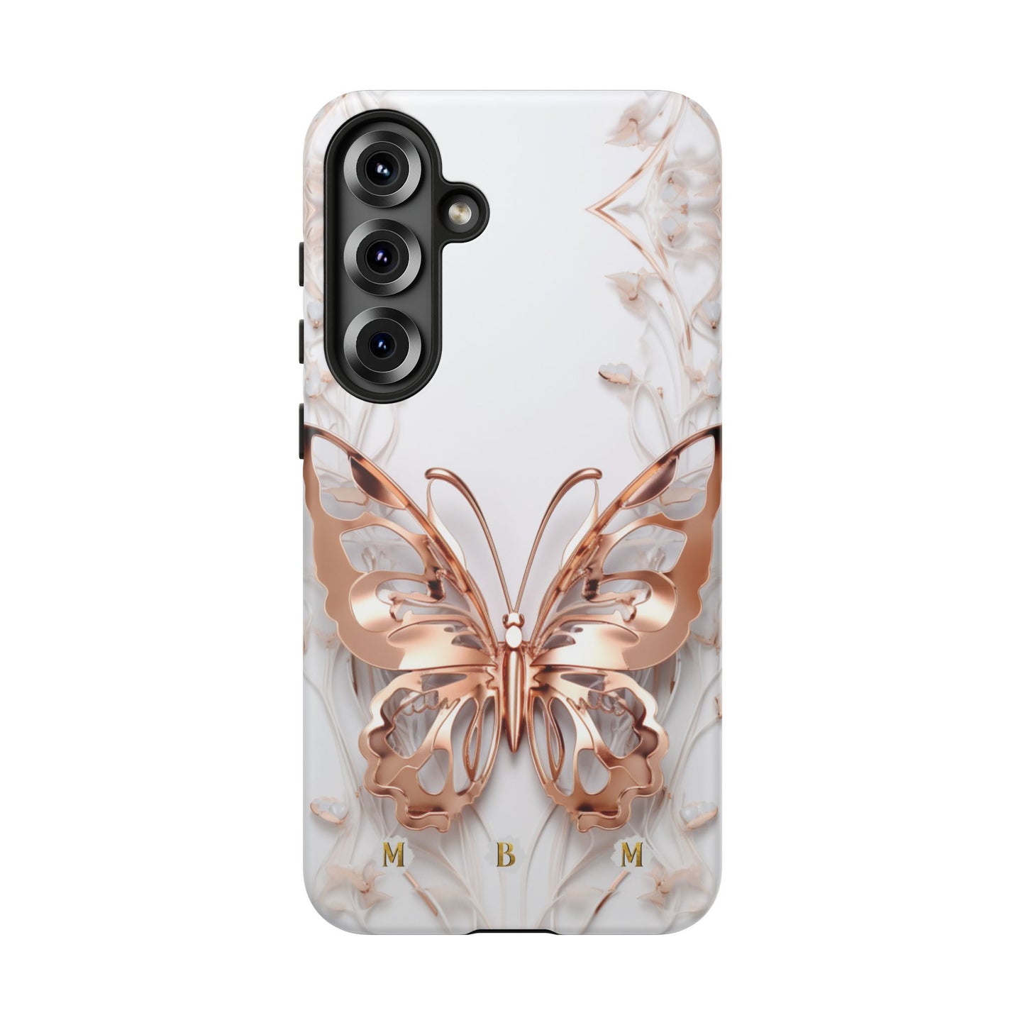 Rose Gold Butterfly Samsung Galaxy S Tough Case