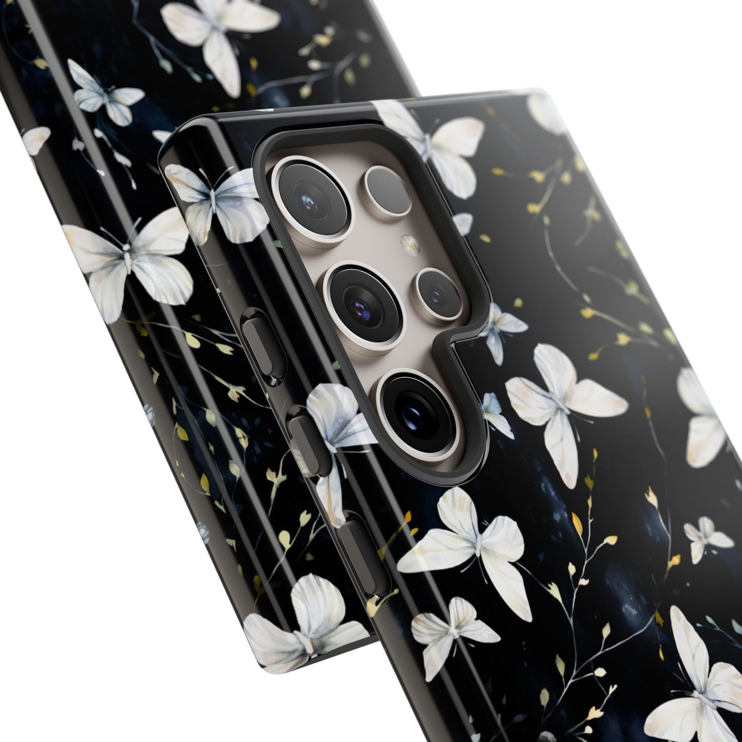 White Butterflies Samsung Galaxy S Tough Case