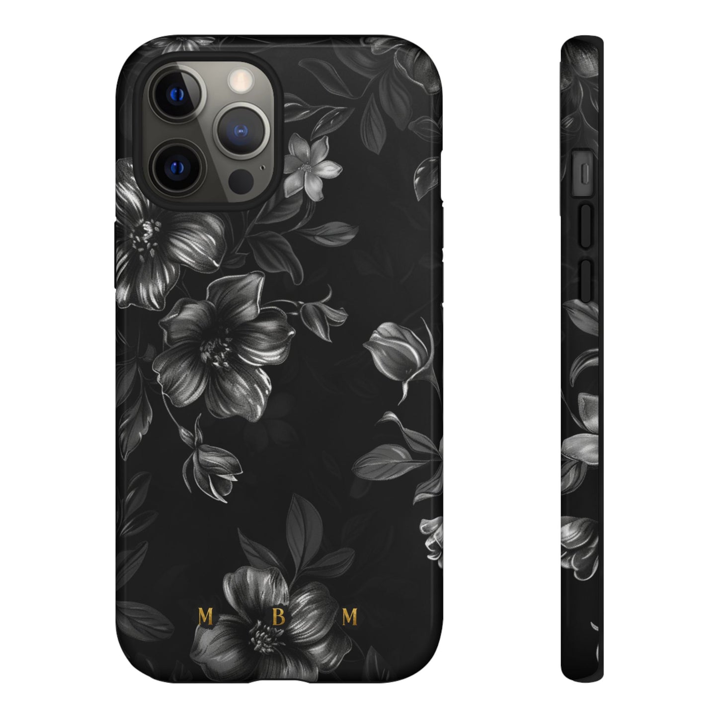Midnight Flora iPhone Tough Case