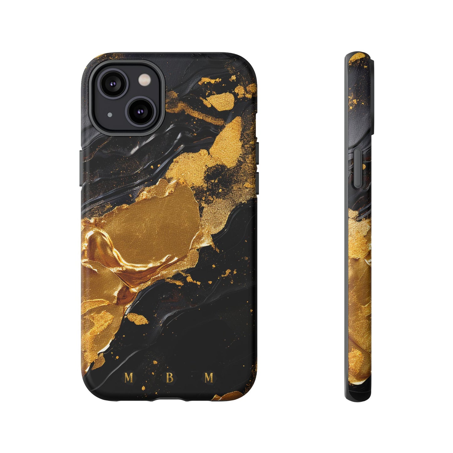 Black Gold iPhone Tough Case