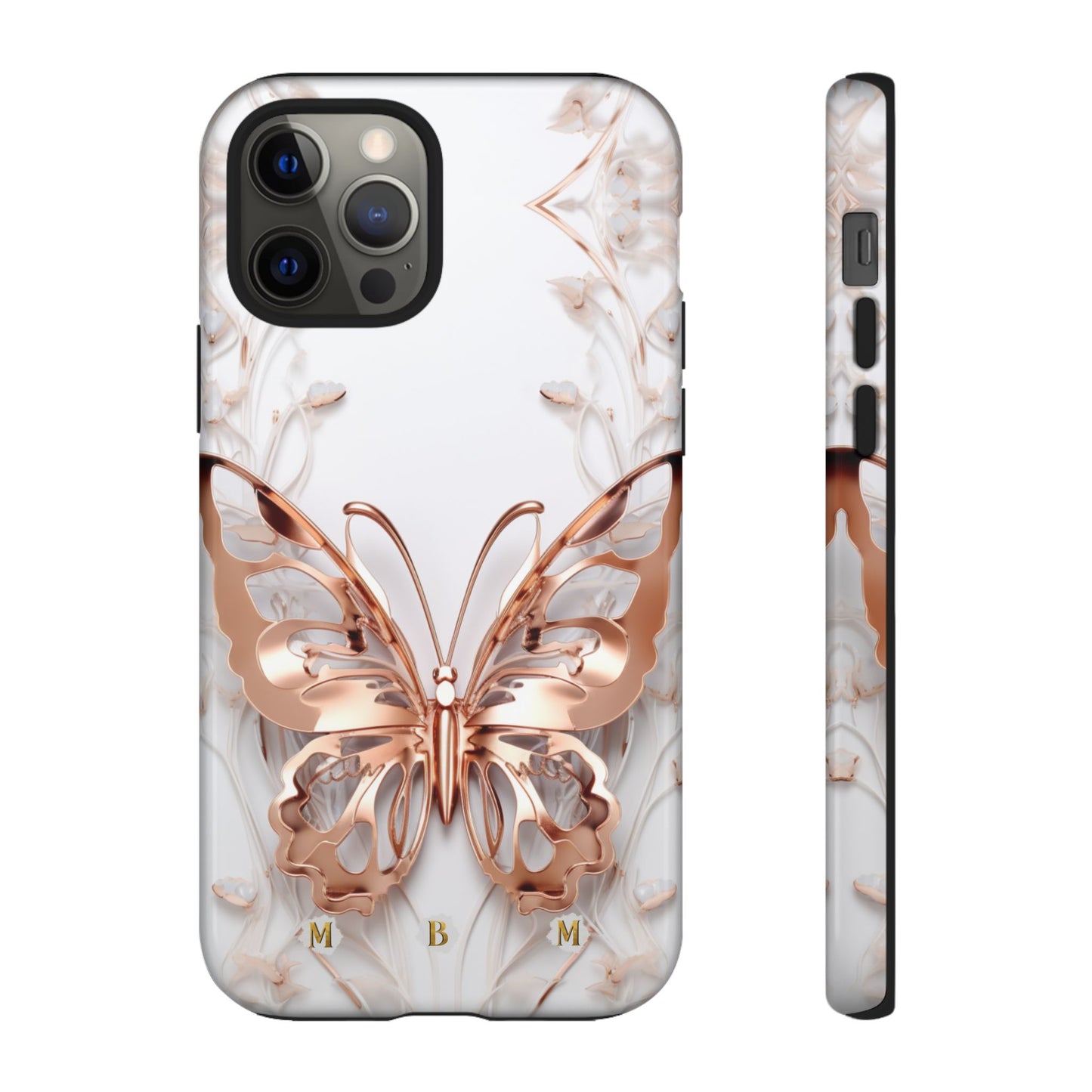Rose Gold Butterfly iPhone Case