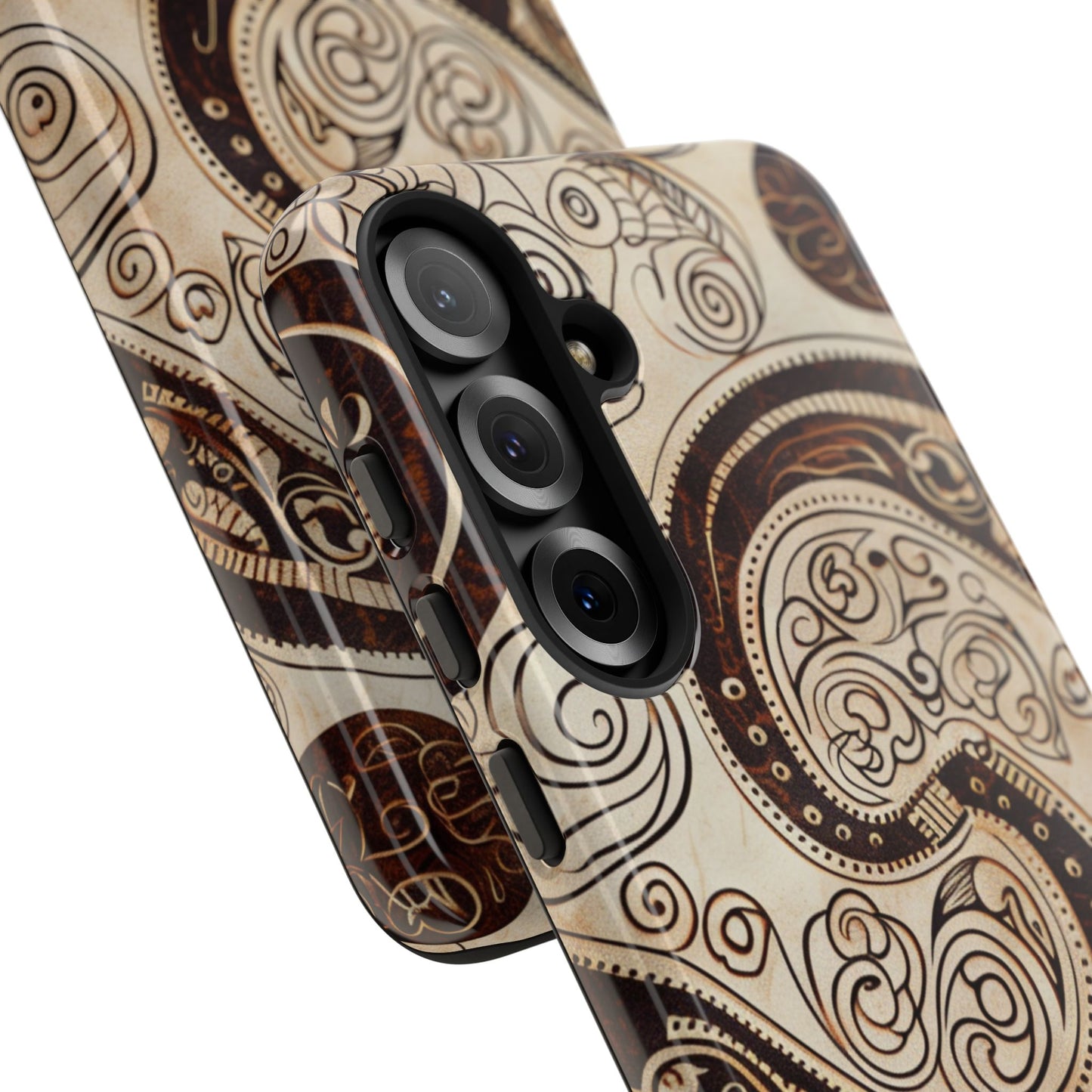 Sepia Scroll Samsung Galaxy S Tough Case