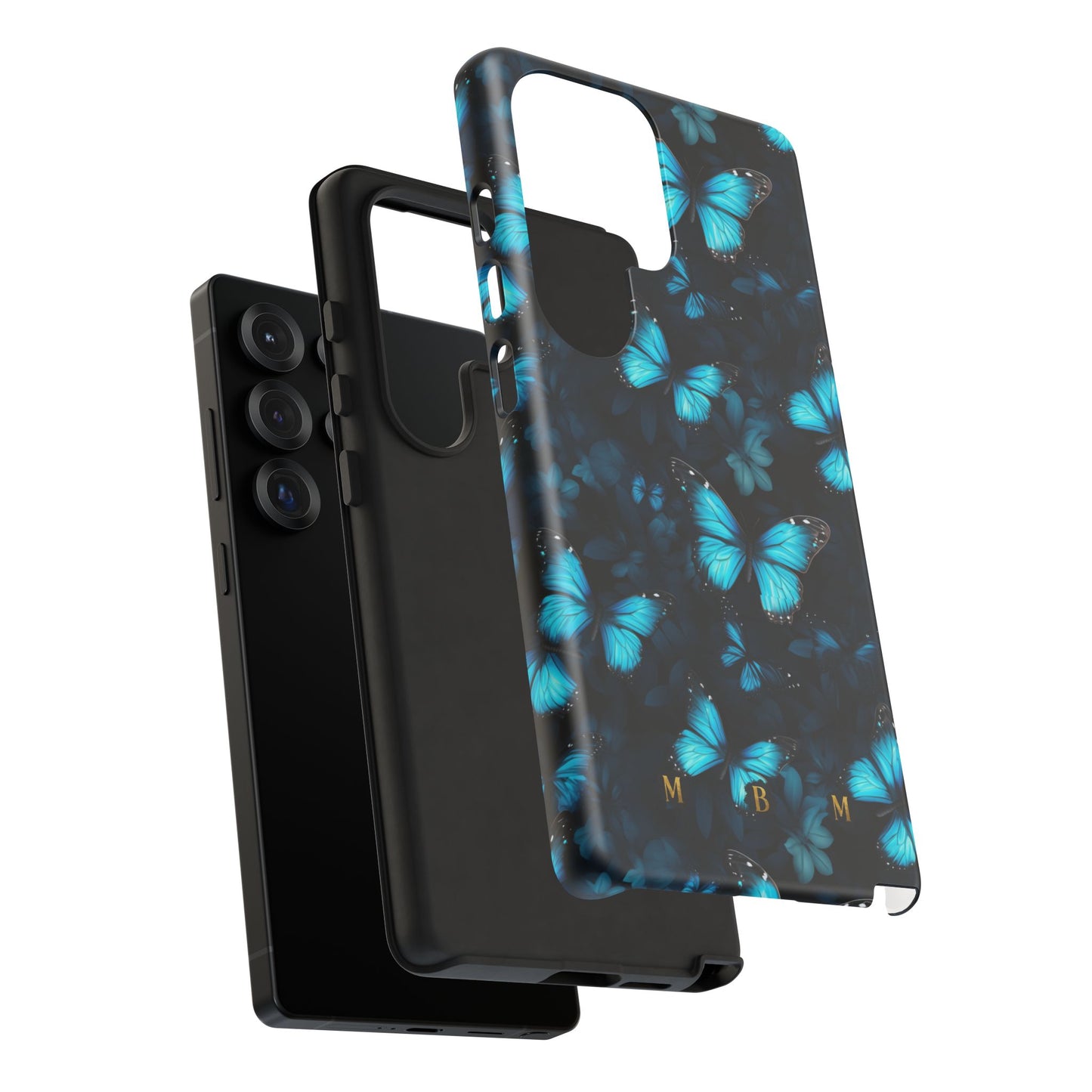 Blue Butterflies Samsung Galaxy S Tough Case