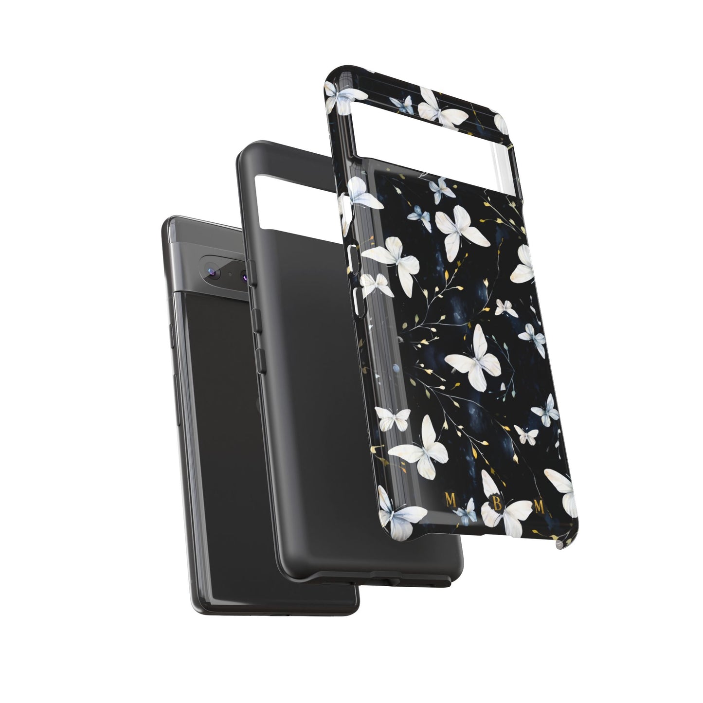 White Butterflies Google Pixel Tough Case