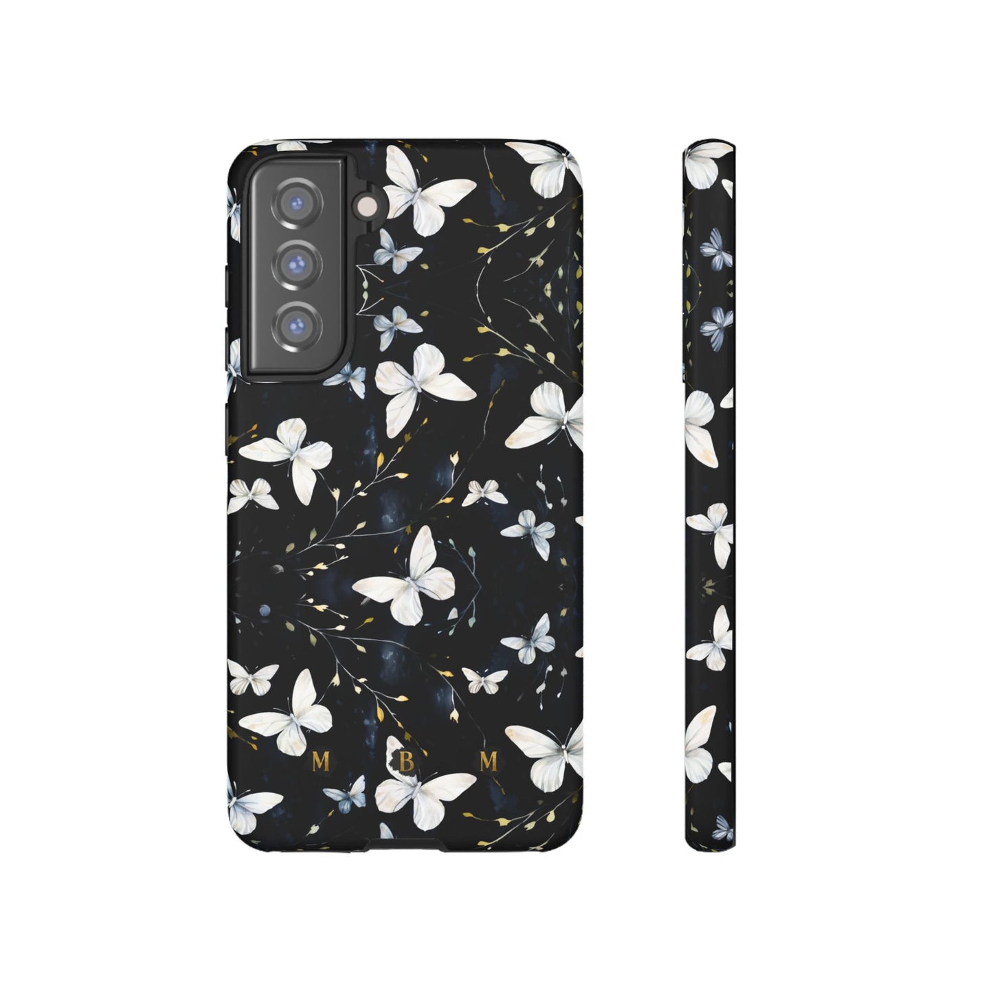 White Butterflies Samsung Galaxy S Tough Case