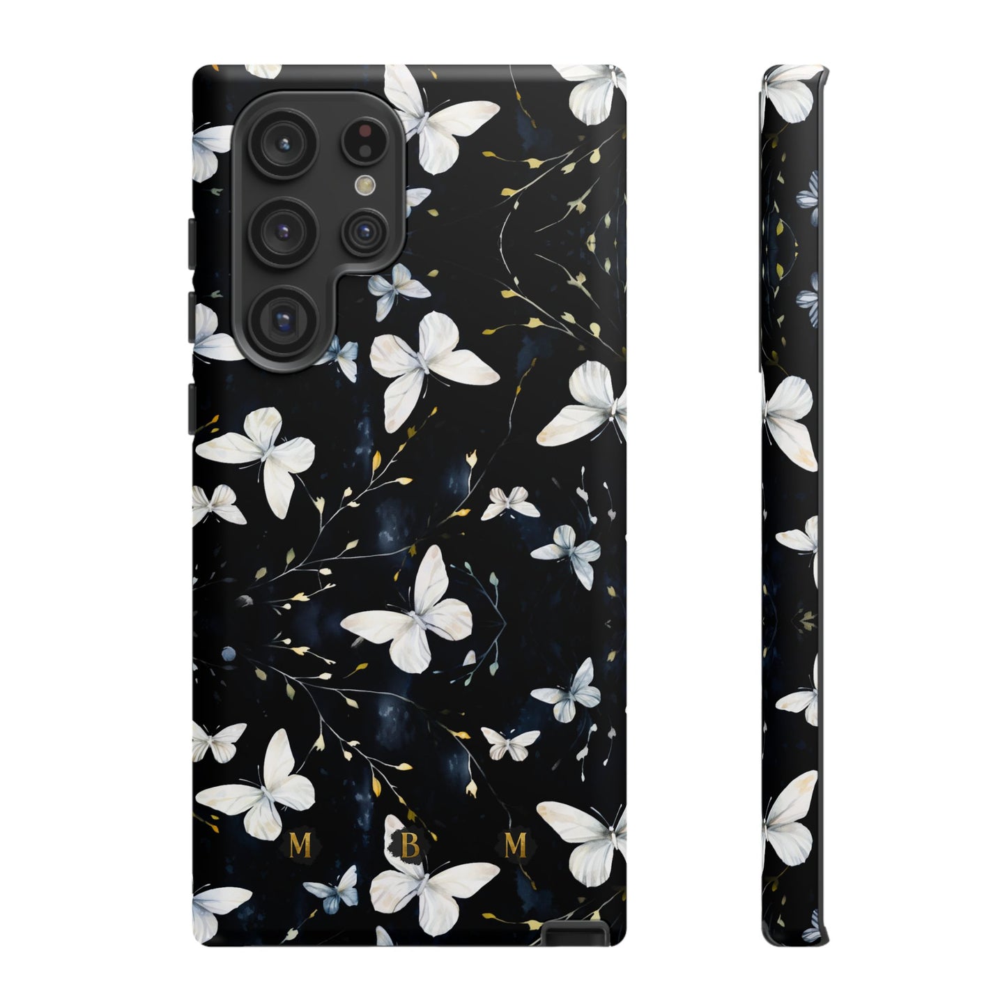 White Butterflies Samsung Galaxy S Tough Case