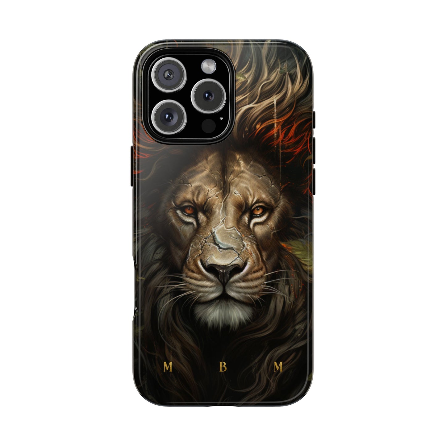 Dark Lion iPhone Tough Case