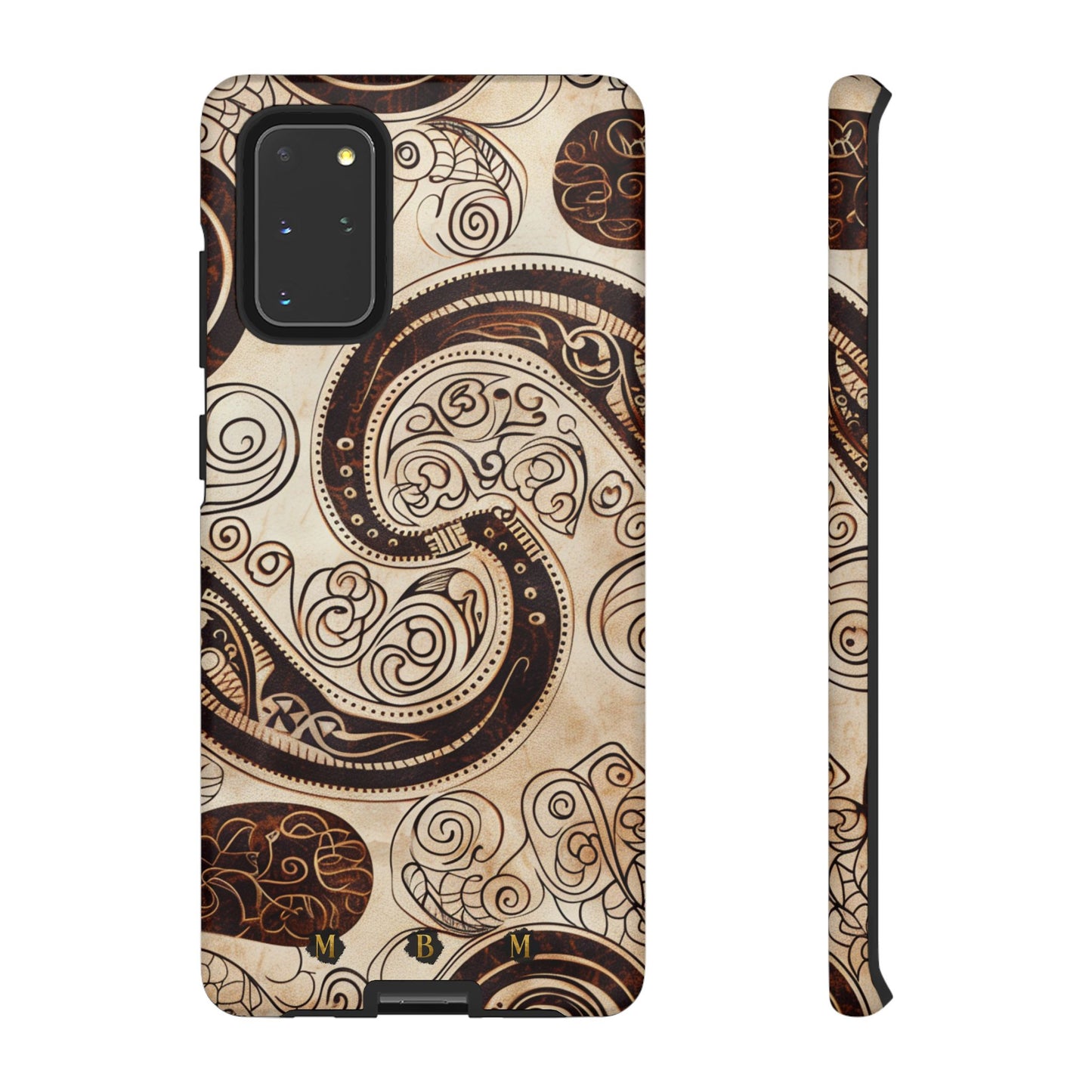 Sepia Scroll Samsung Galaxy S Tough Case